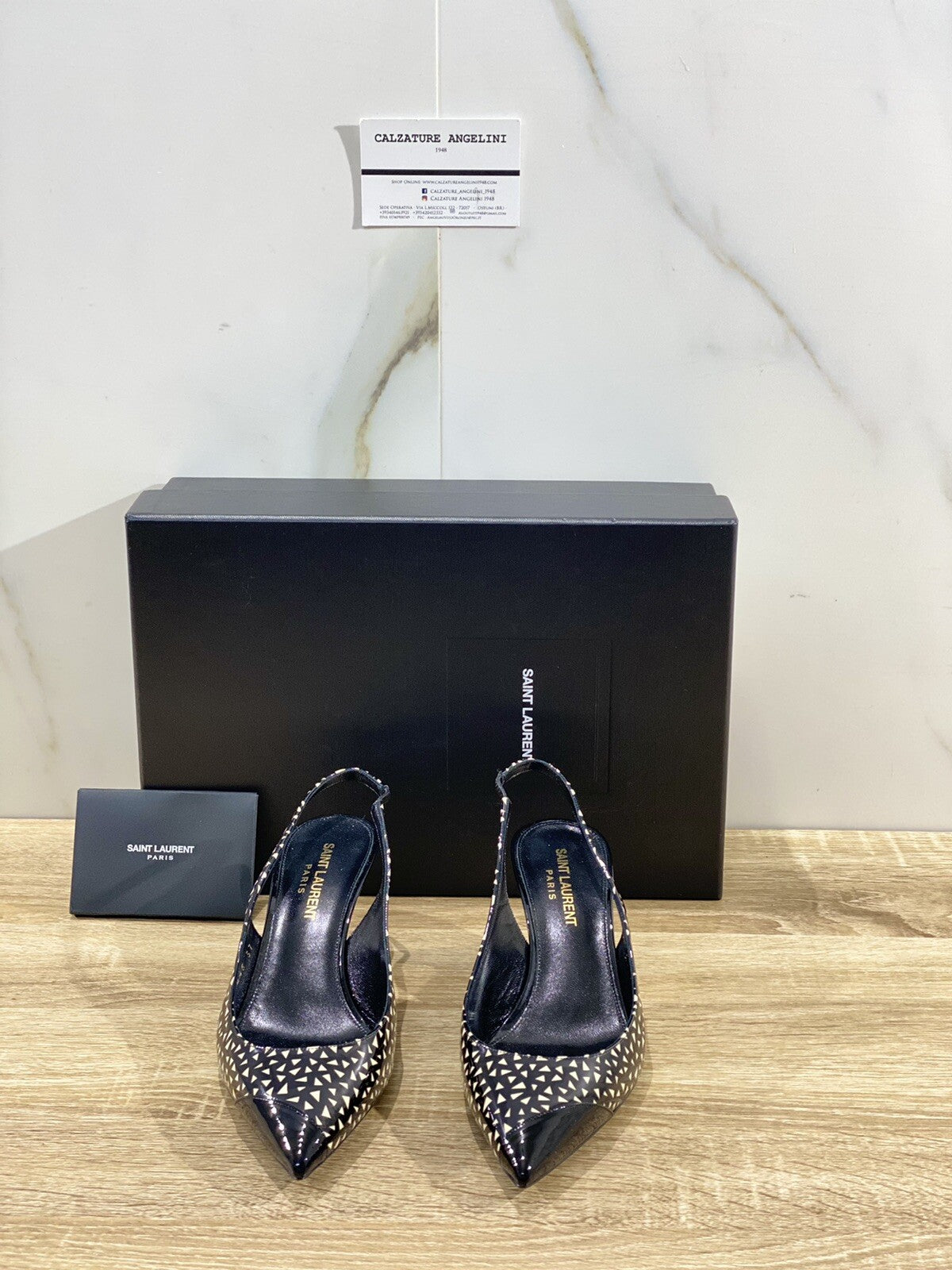 Saint Laurent Scarpa Donna Charlotte Slingback 55 Luxury Woman Shoes 37