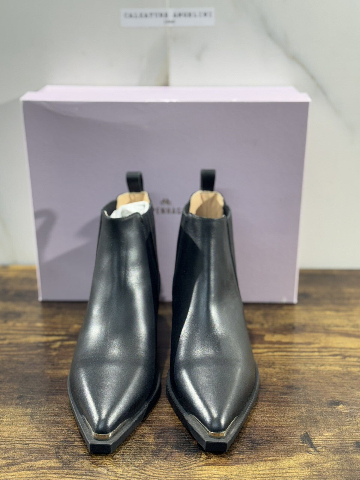 Copenhagen Texano Donna Pelle Nera Casual Boot 39