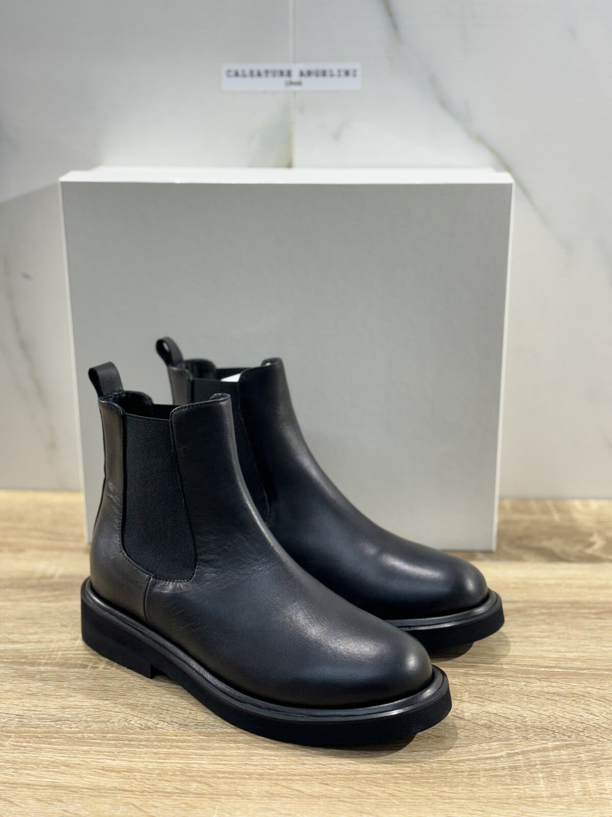 Animanera Venezia Chelsea Boot Donna Pelle Fango Extralight Made In Italy 39