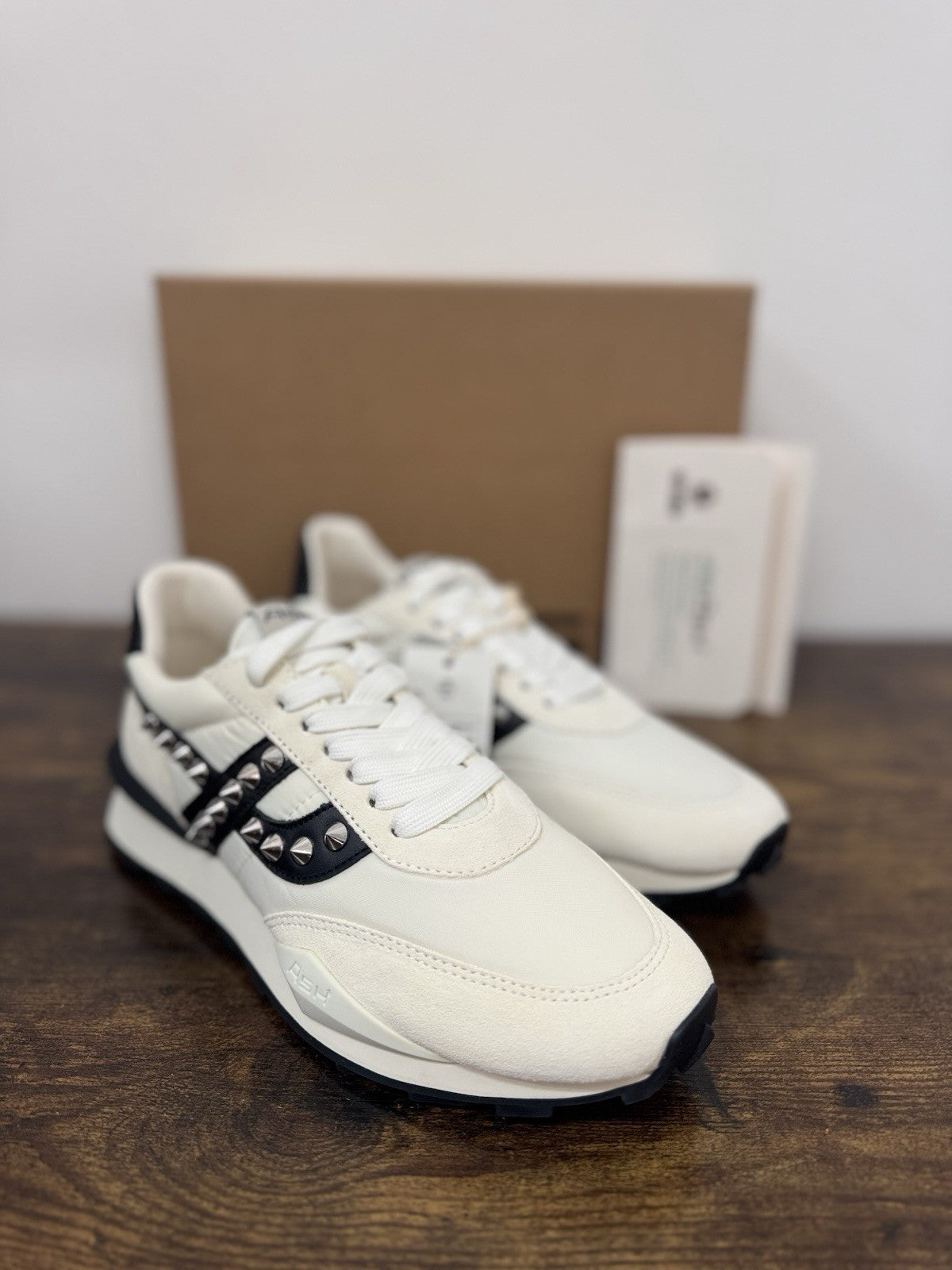 Ash Spider Studs Sneaker Suede Bianco Casual Ash Donna 39