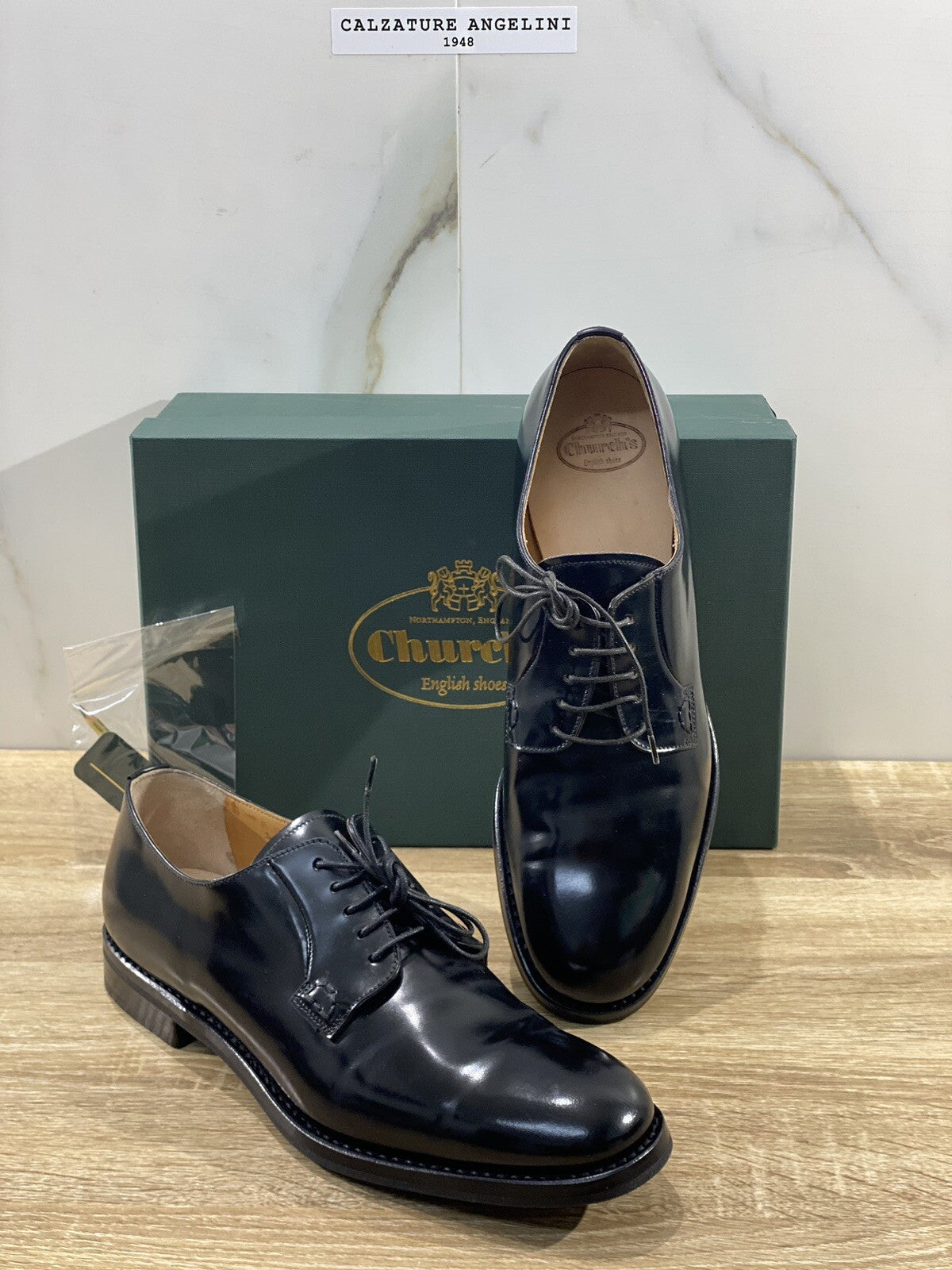 Church’s Shannon 2 WR scarpa donna pelle nera Polish Binder church’s 40