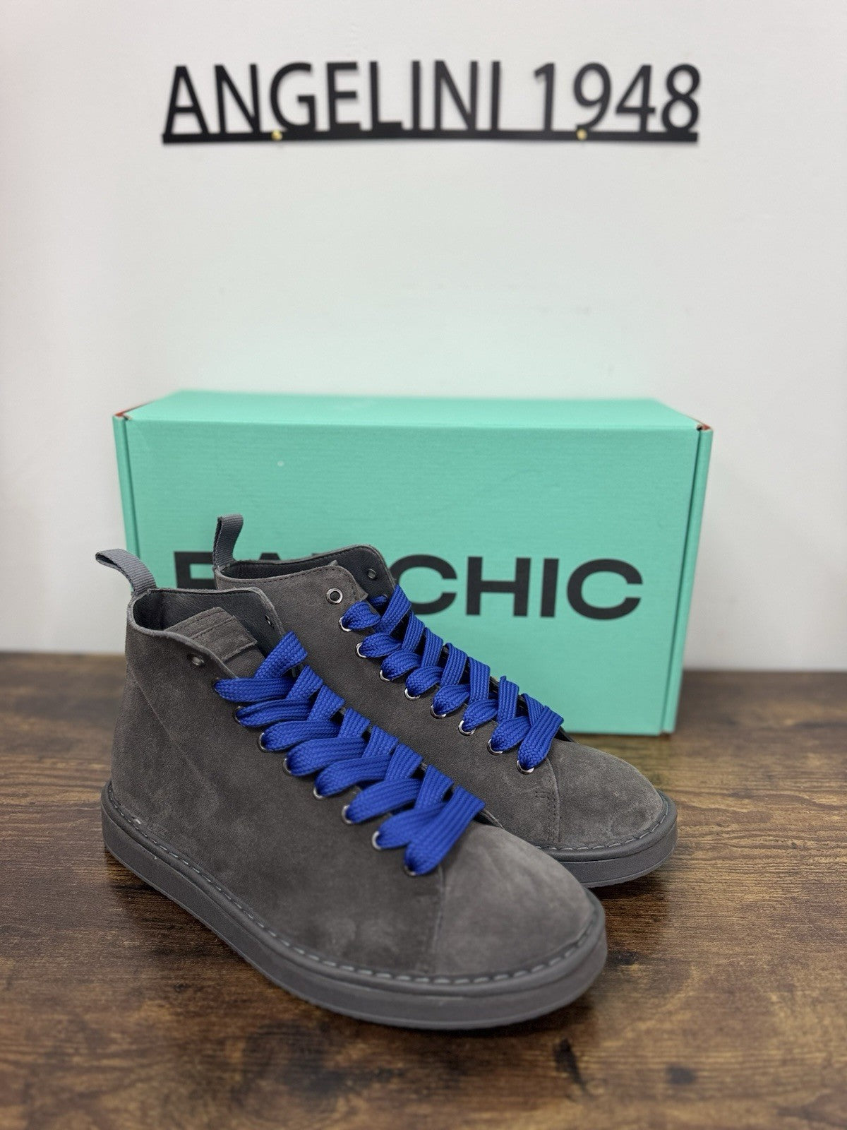 Panchic Ankle Boot Suede Grigio Casual Boot Uomo 43