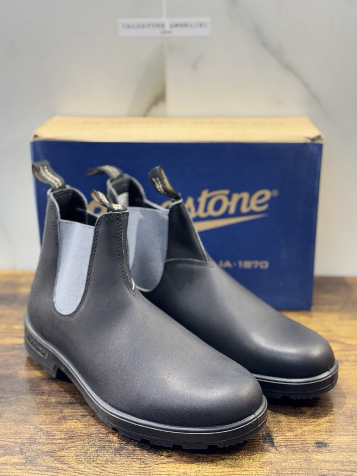 Blundstone 578 Pelle Nero Uomo 44