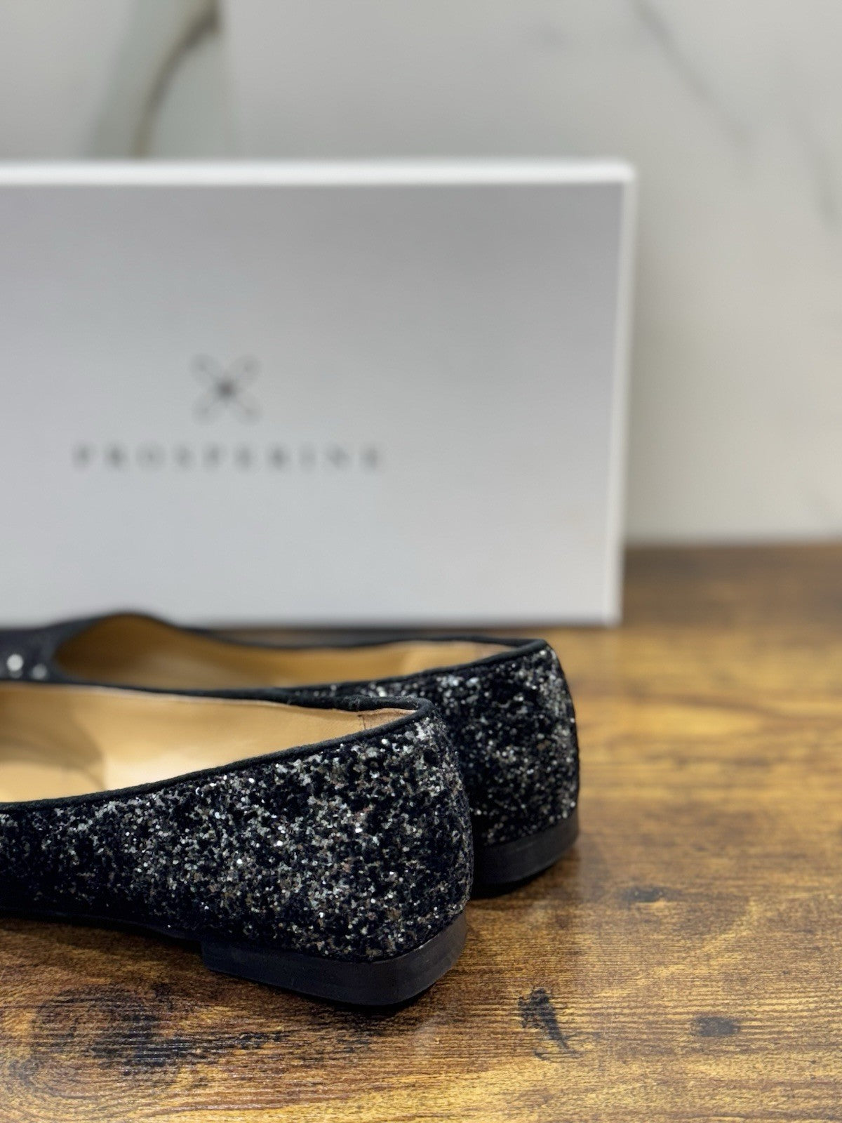 Prosperine Ballerina donna Velluto Glitter luxury made in italy 40