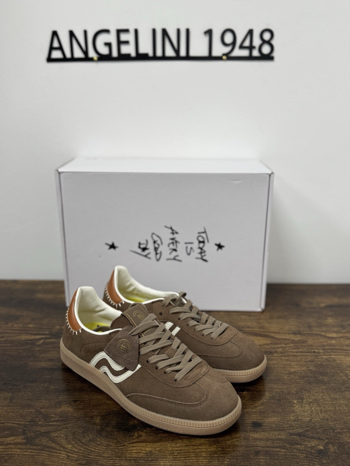Primabase Sneaker Suede Beige Extra light Casual Uomo 40