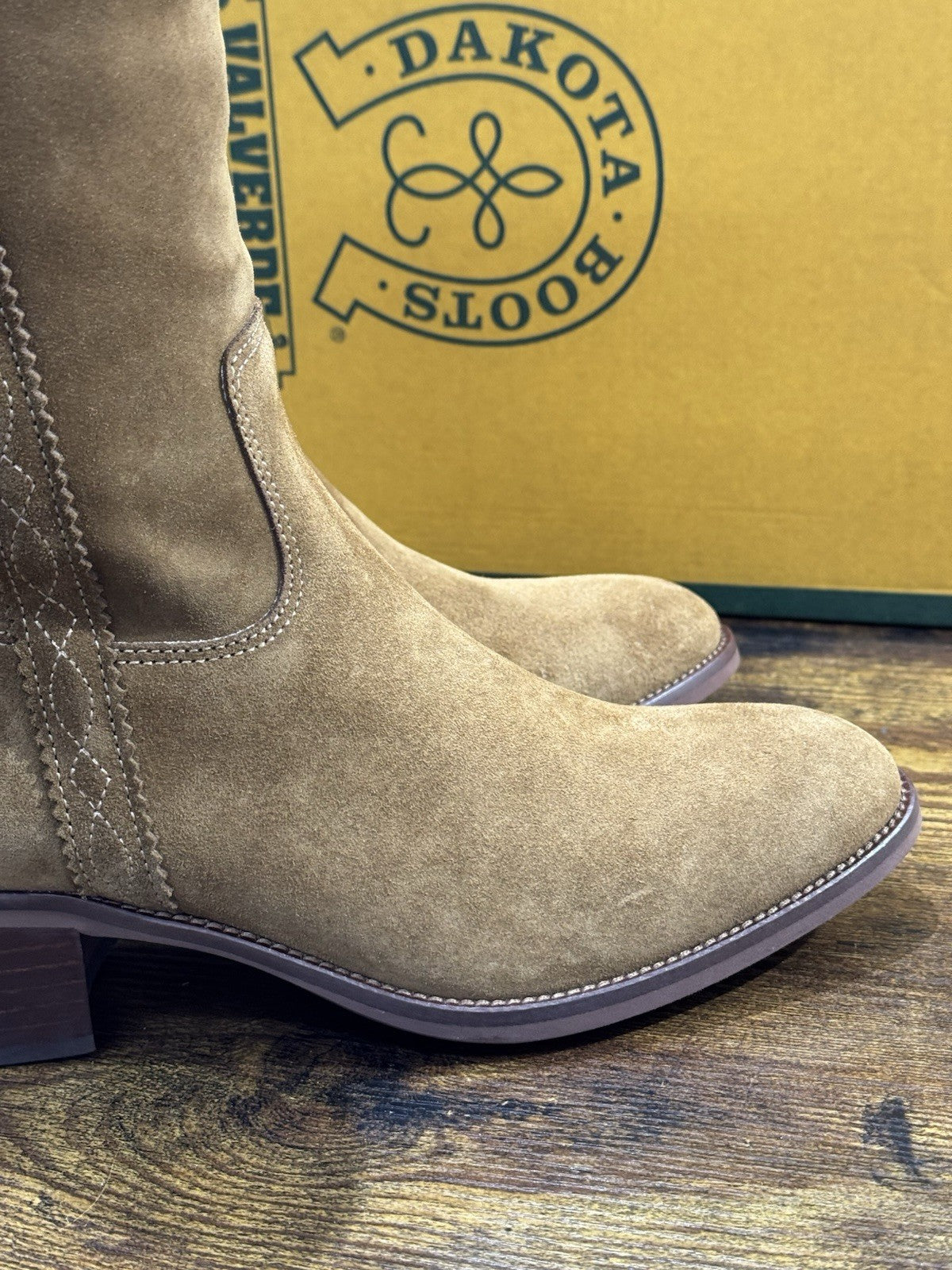 Dakota Boots Stivale Texano Donna Suede Pelle Cuoio Top Quality 40