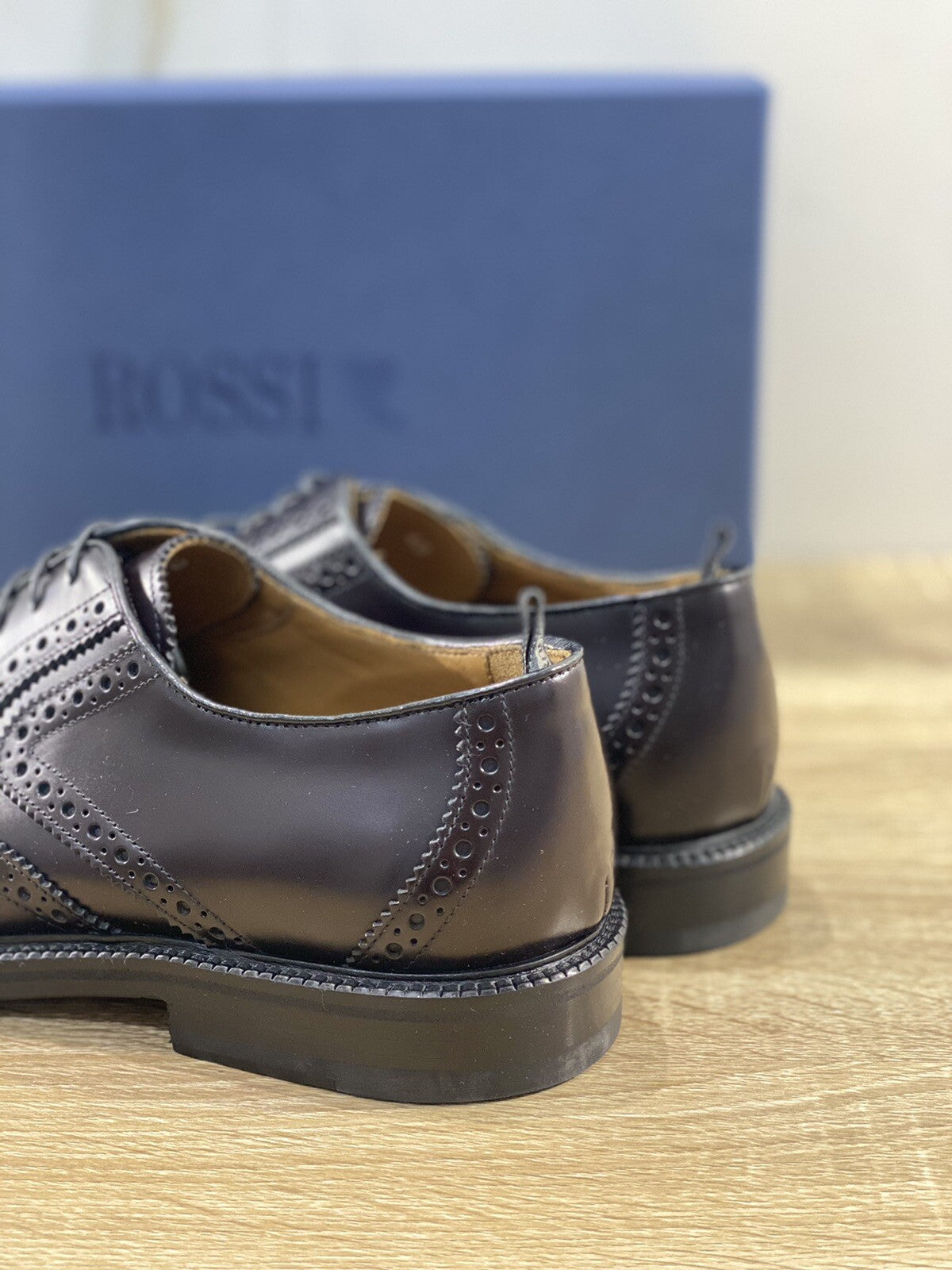 Rossi Stringata Uomo In Pelle Polish Binder Bordo’ Luxury Men Shoe 6413 40