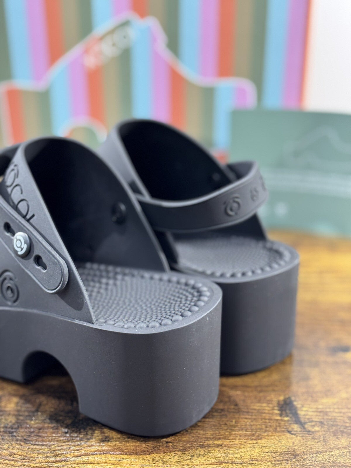 Xocoi Zoccolo Donna In Gomma Casual Clogs Nero Woman 36