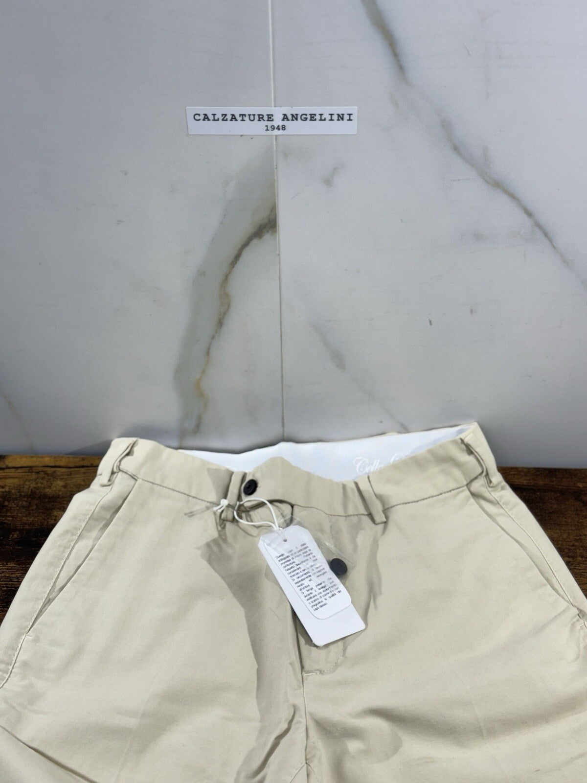 Cellar Door Pantalone Uomo Cotone Paloma Fully Made In Italy 44 Beige
