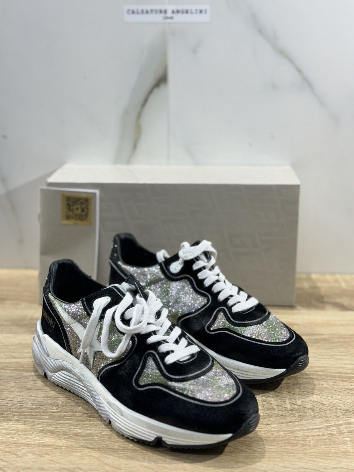 Golden Goose Sneaker Donna Running Sole Pelle Luxury Woman Golden Goose 35