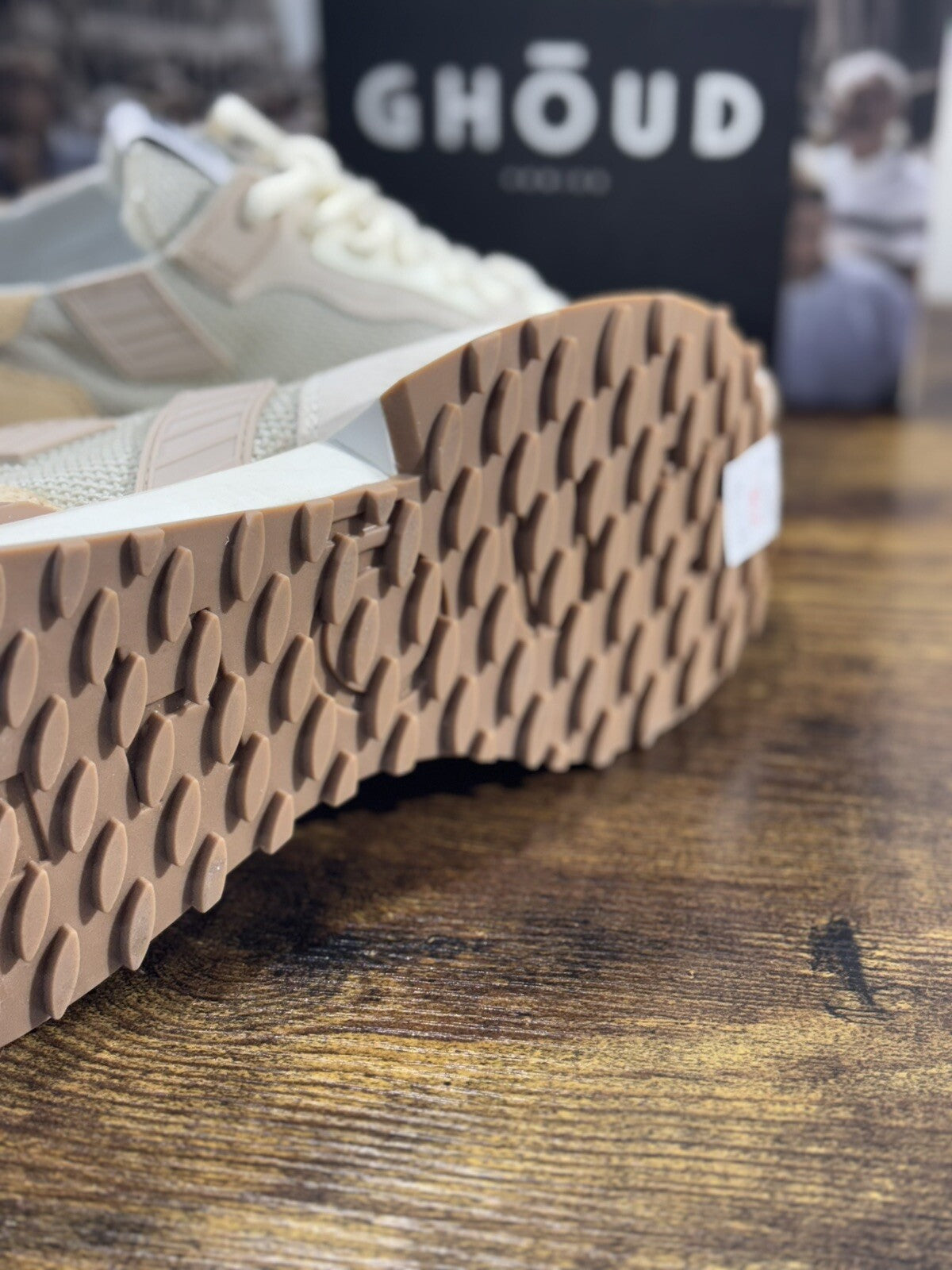 Ghoud Sneaker Donna Rush Pelle Beige Casual Woman Sneaker 40