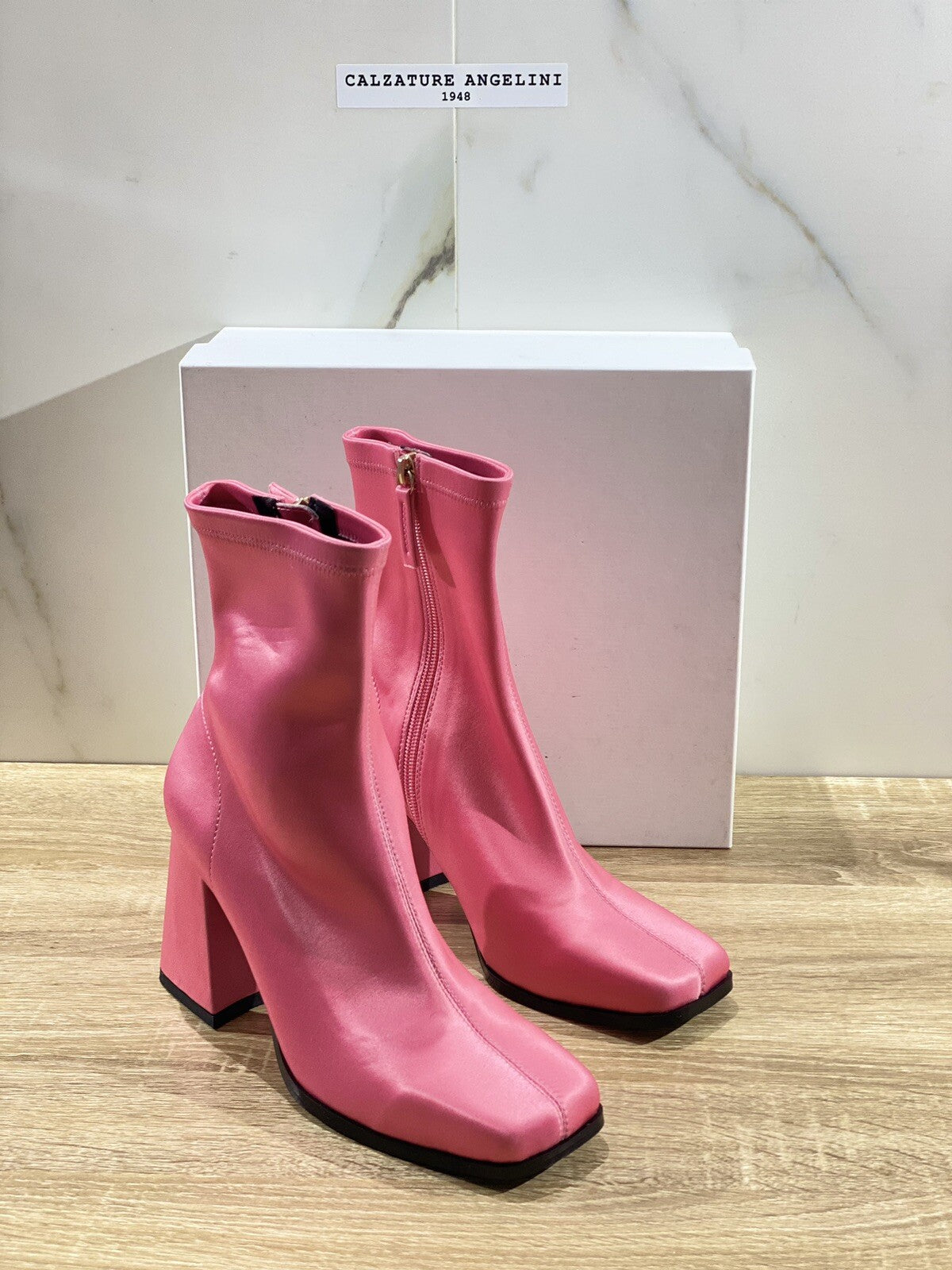 Kat Maconie Stivaletto Elva raso pink luxury kat maconie boot 37