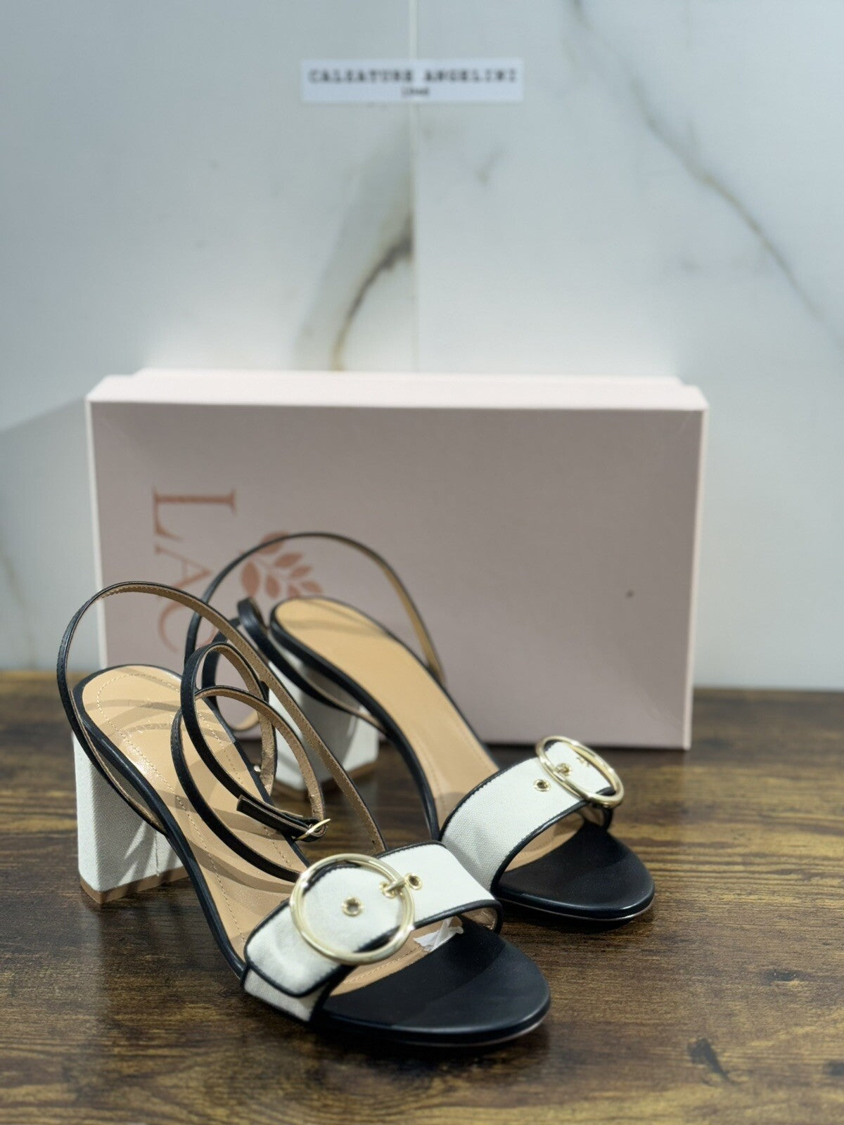 Relac Sandalo Donna Pelle Nera Handmade Shoes Relac 37.5