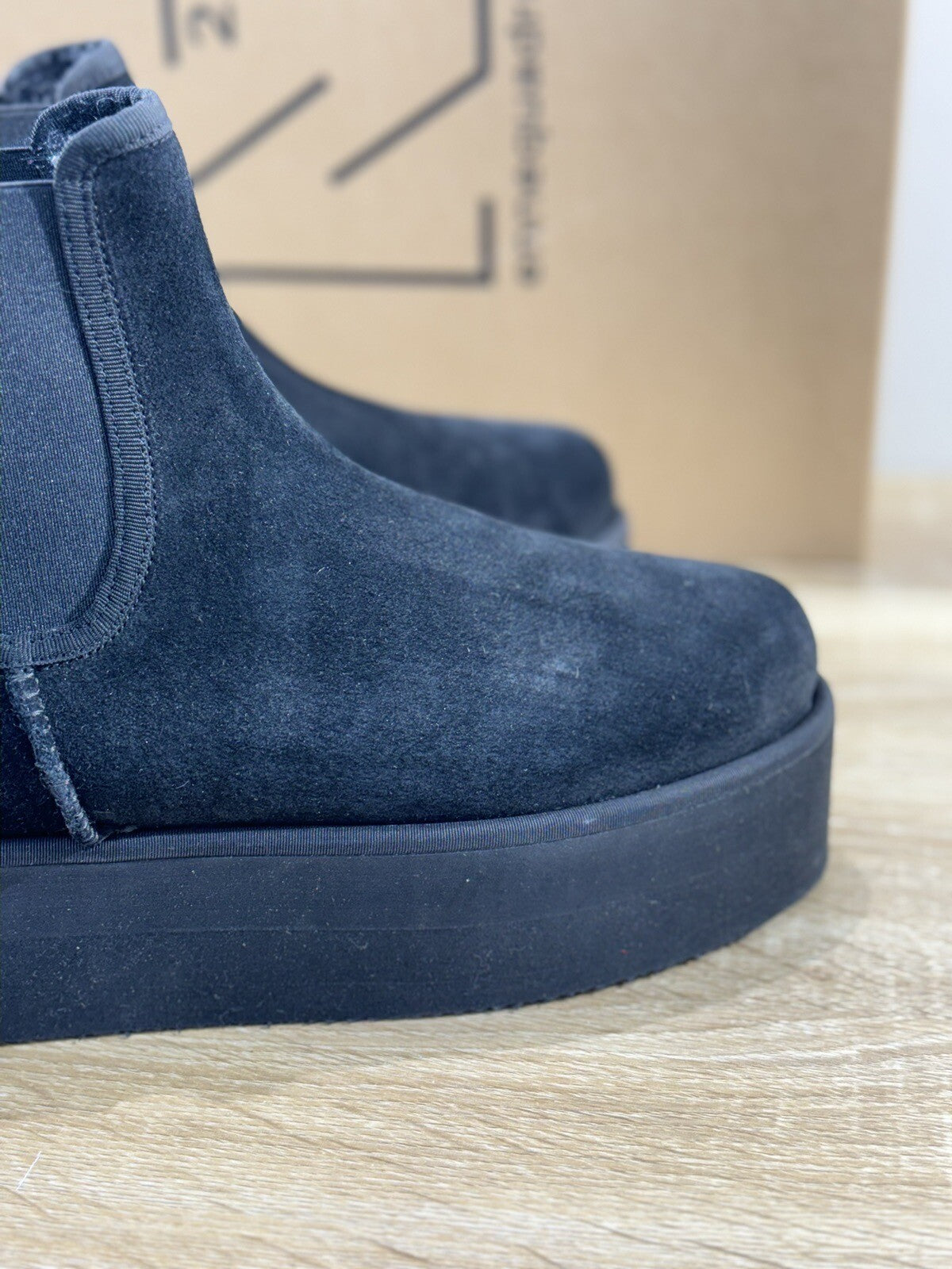 Ennequadro Donna Platform Boot Suede Nero Fur Extralight Winter Boot 37