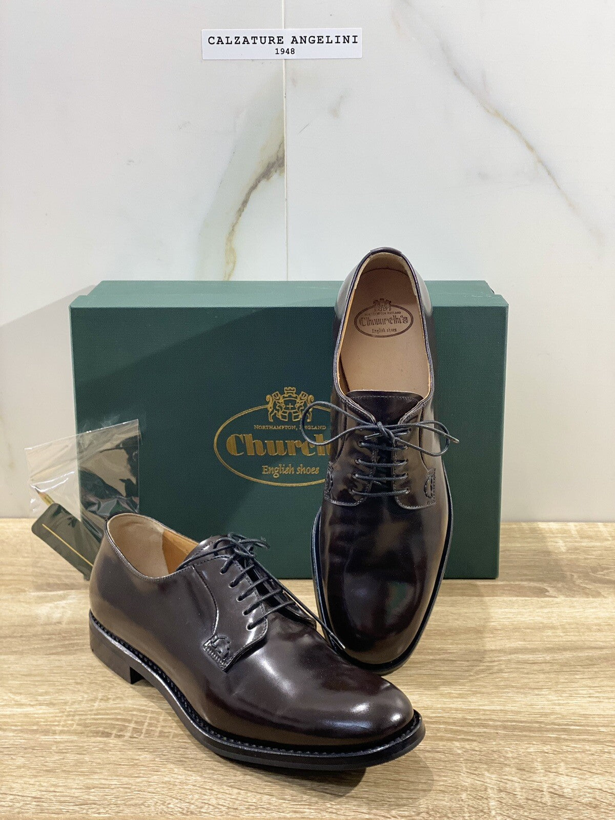 Church’s Shannon W (GI) scarpa donna pelle ebony Polish Binder church’s 35.5