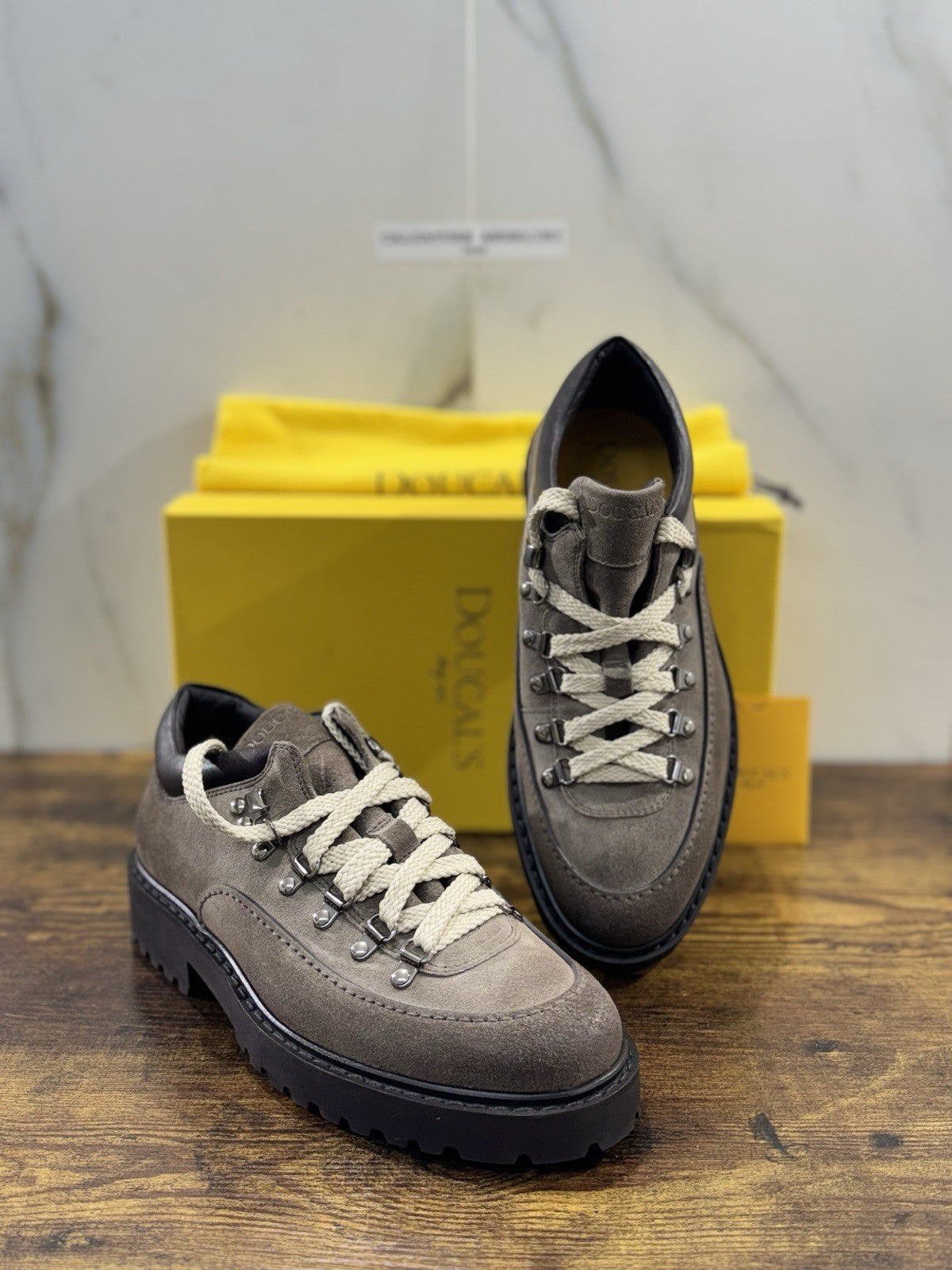 Doucal’s Scarpa Pedula Uomo Pelle Luxury Men Doucal’s Extra Light 42.5