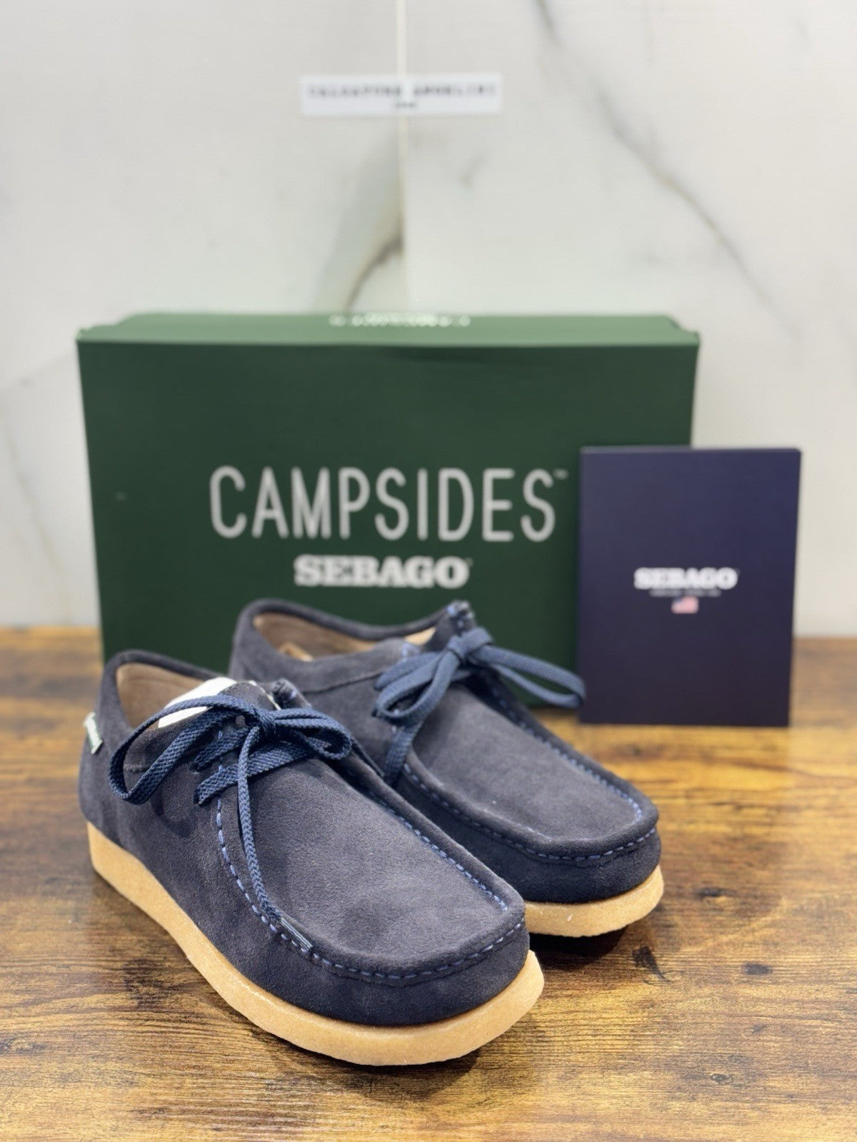 Sebago Koala Pelle Suede Blu Scarpa Uomo Icon Sebago 41.5