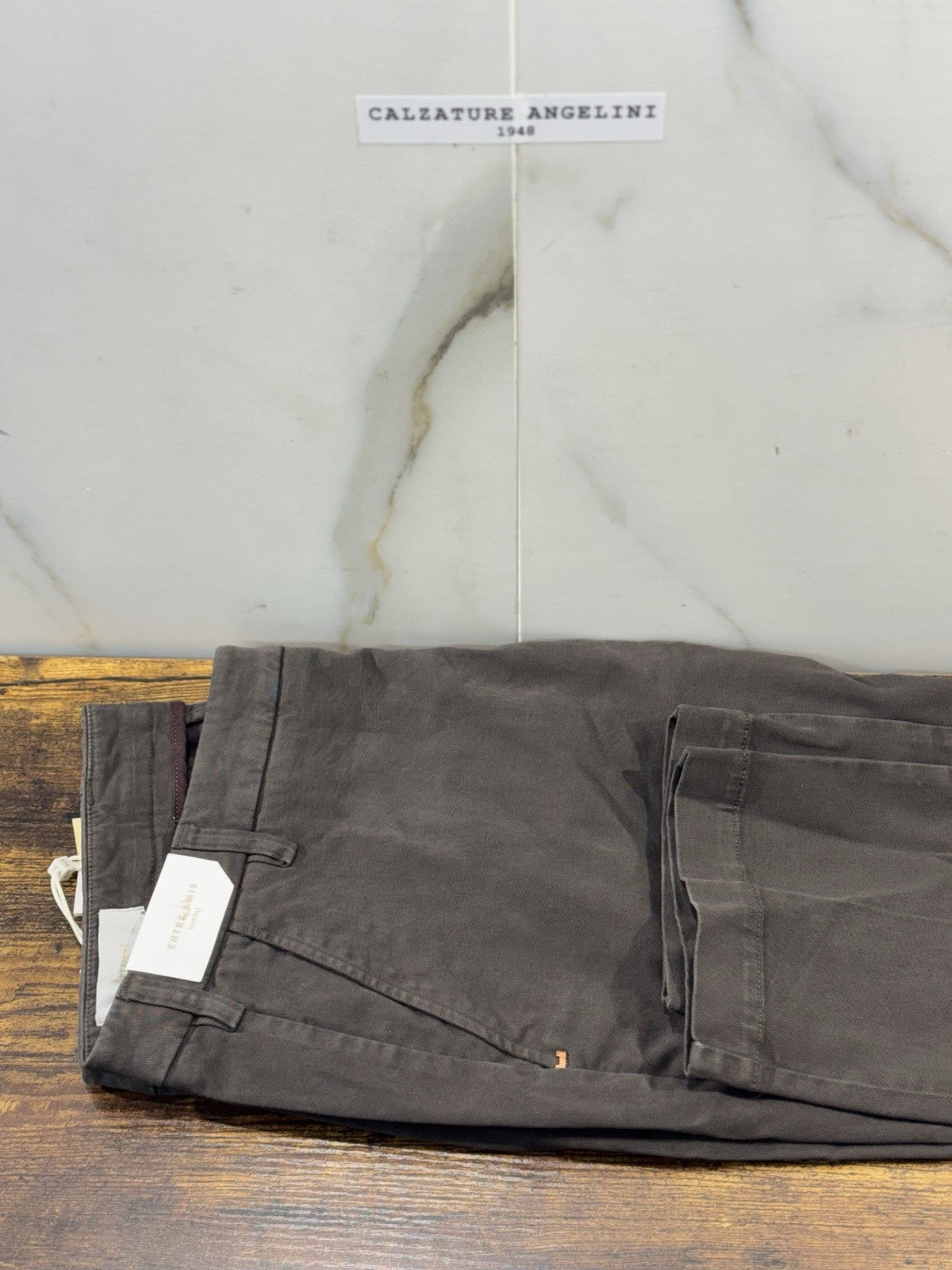 Entre Amis Pantalone Sartoriale Tasche America Moro Made In Italy 36