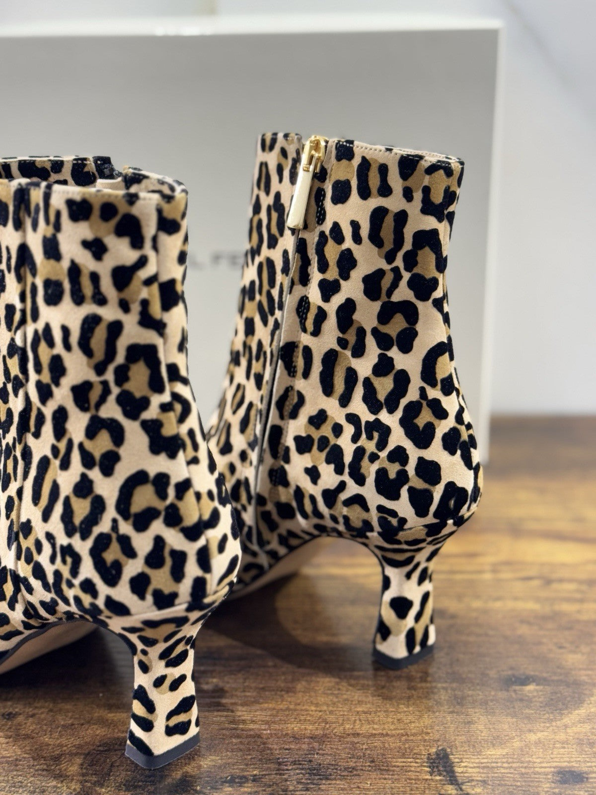 Isabel Ferranti Stivaletto Donna Leopard Made In Italy 39