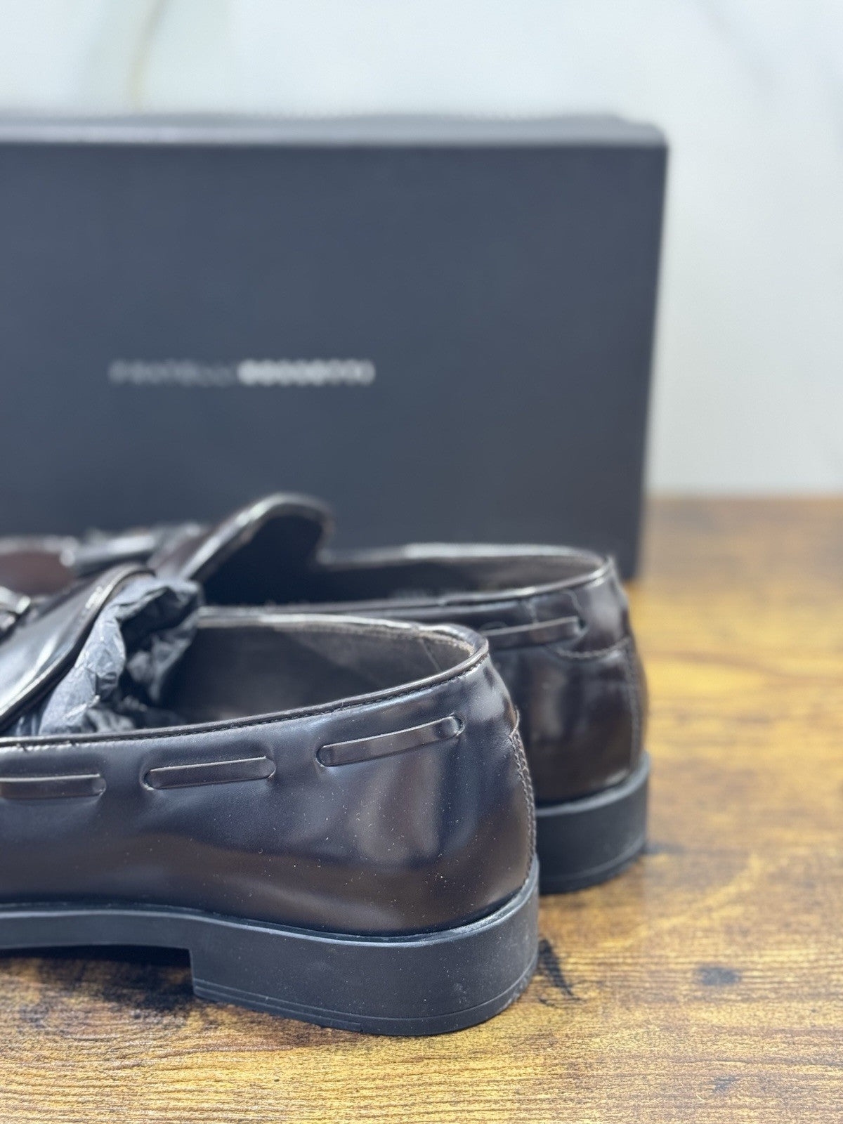 fratelli rossetti Scarpa Uomo Mocassino Marrone Nappine Luxury Men Shoe 40