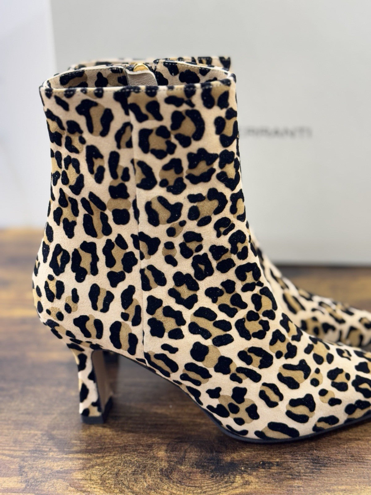 Isabel Ferranti Stivaletto Donna Leopard Made In Italy 39