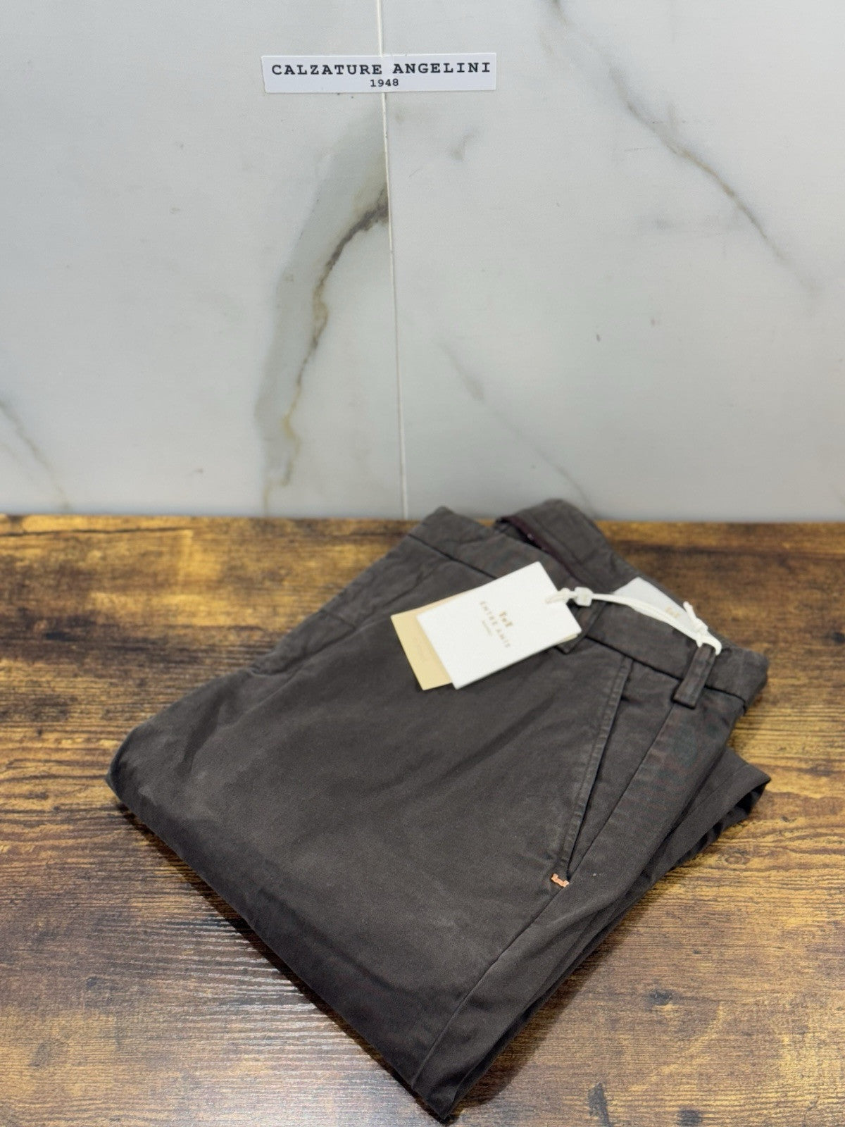 Entre Amis Pantalone Sartoriale Tasche America Moro Made In Italy 36