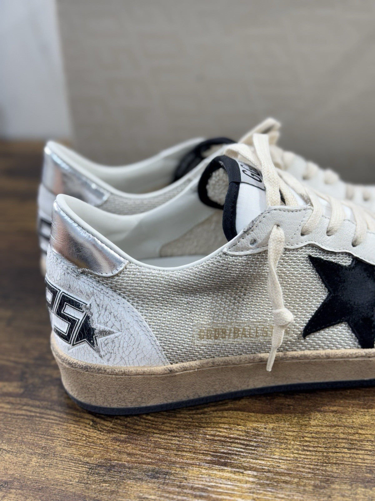 Golden Goose Ball Star Sneaker Uomo White Black Luxury Casual Golden Goose 44