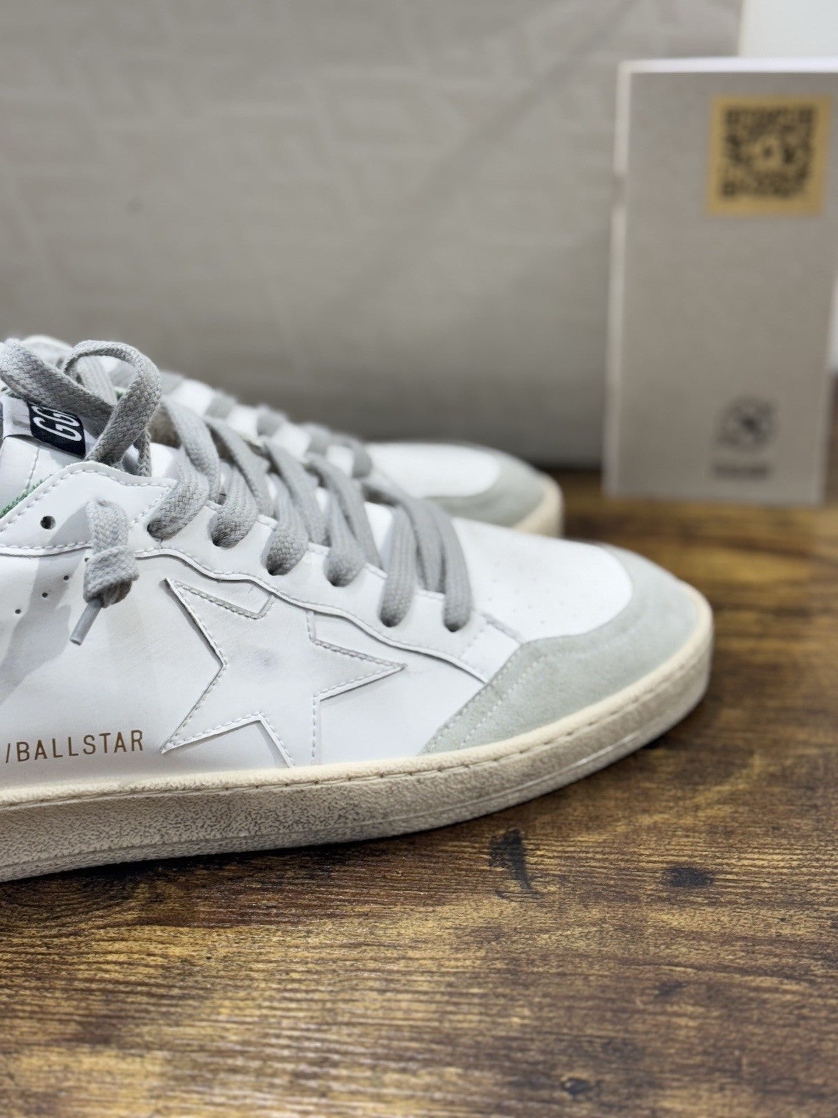 Golden Goose Ball Star Sneaker Uomo White Green Luxury Casual Golden Goose 40