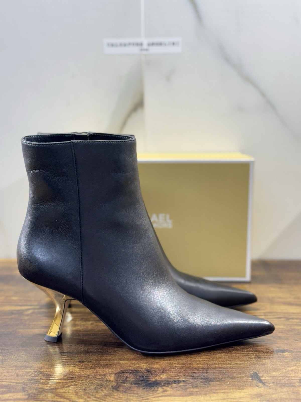 Michael Kors Stivaletto donna Luna bootie pelle Nero casual 39
