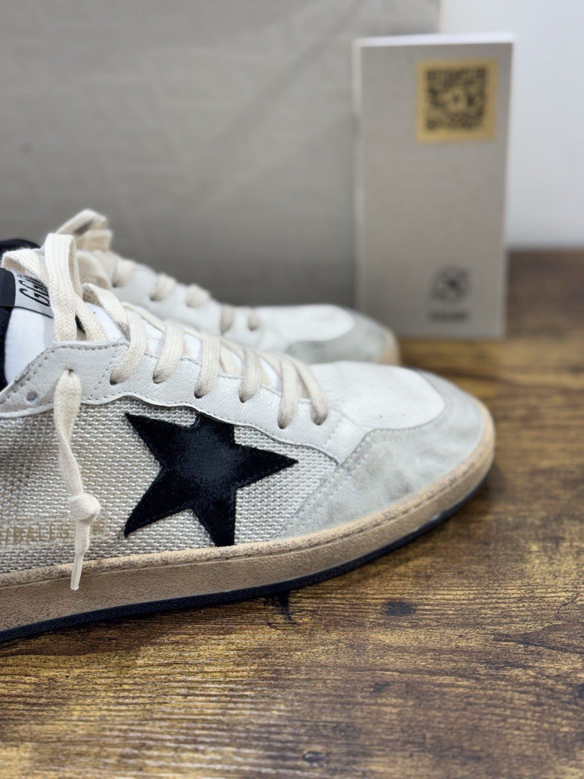 Golden Goose Ball Star Sneaker Uomo White Black Luxury Casual Golden Goose 44