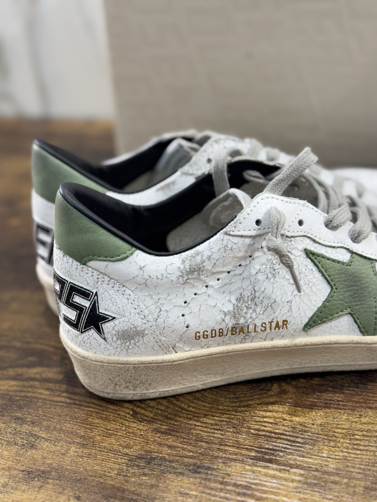 Golden Goose Ball Star Sneaker Uomo White Green Luxury Casual Golden Goose 40