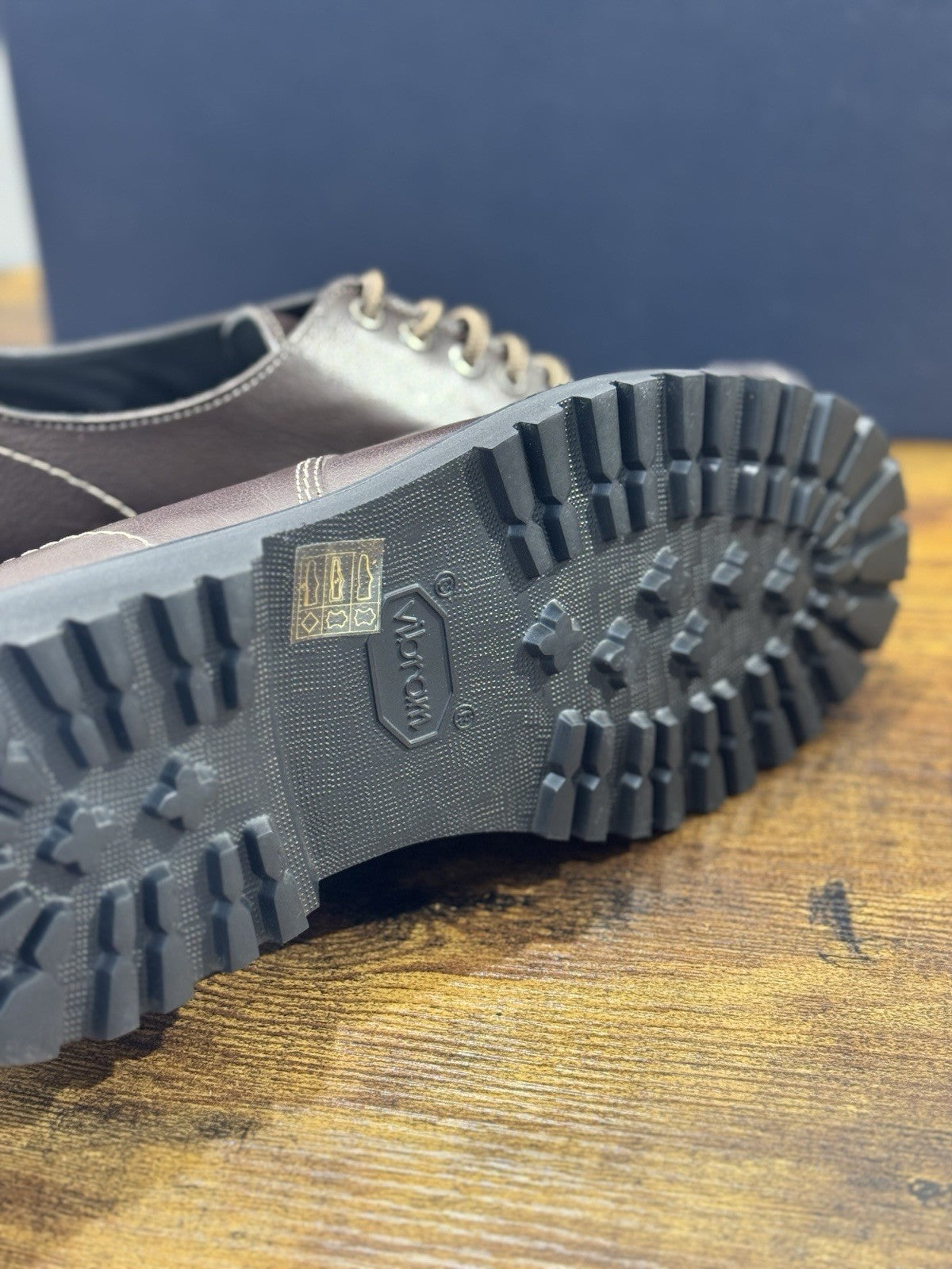 Seboy’s Scarpa Uomo Pelle Marrone Fondo Vibram Extra Light 41