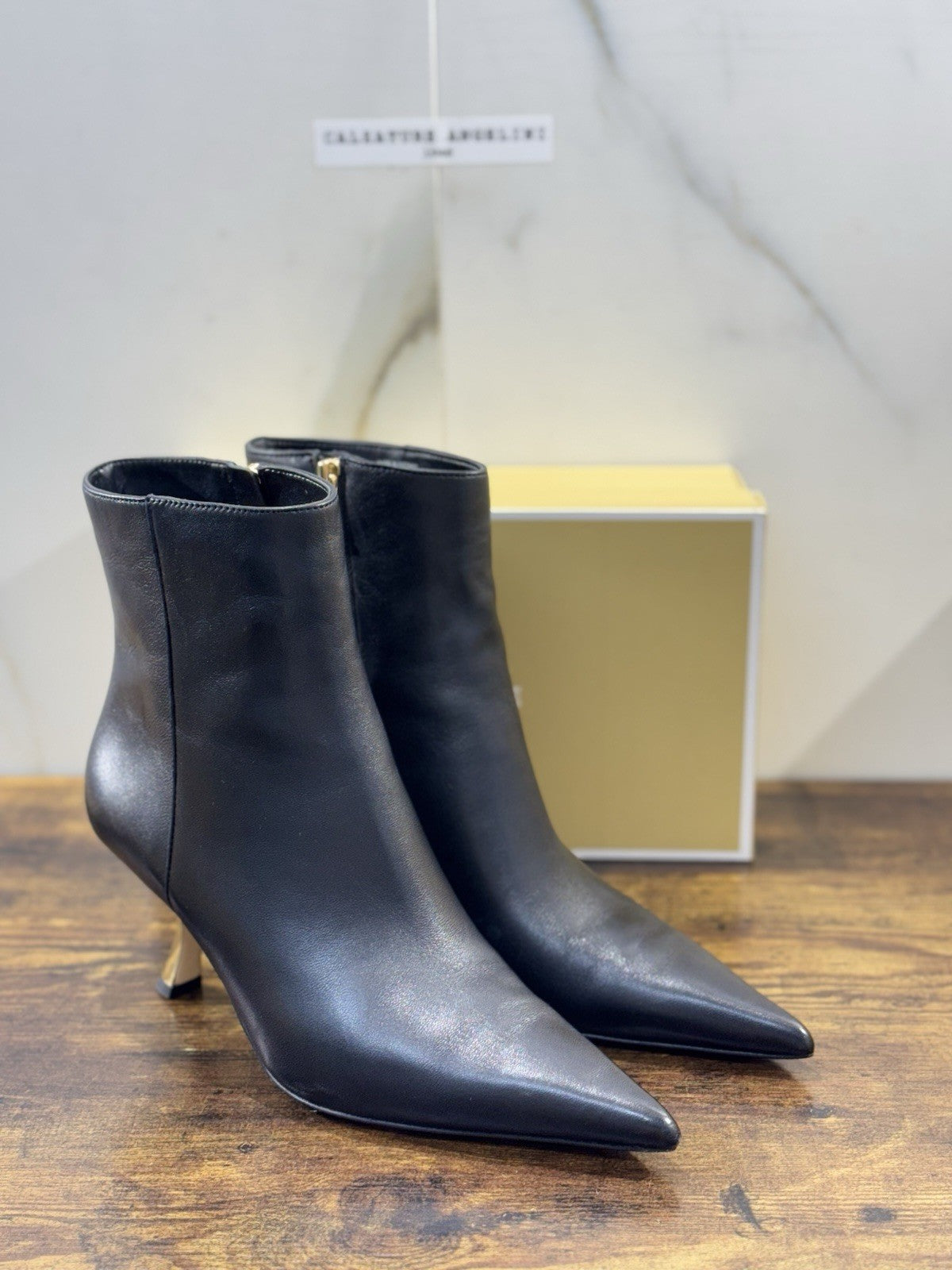Michael Kors Stivaletto donna Luna bootie pelle Nero casual 39