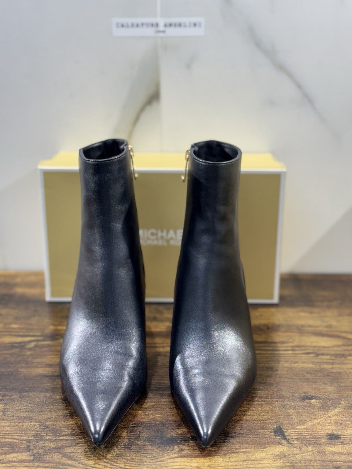 Michael Kors Stivaletto donna Luna bootie pelle Nero casual 39