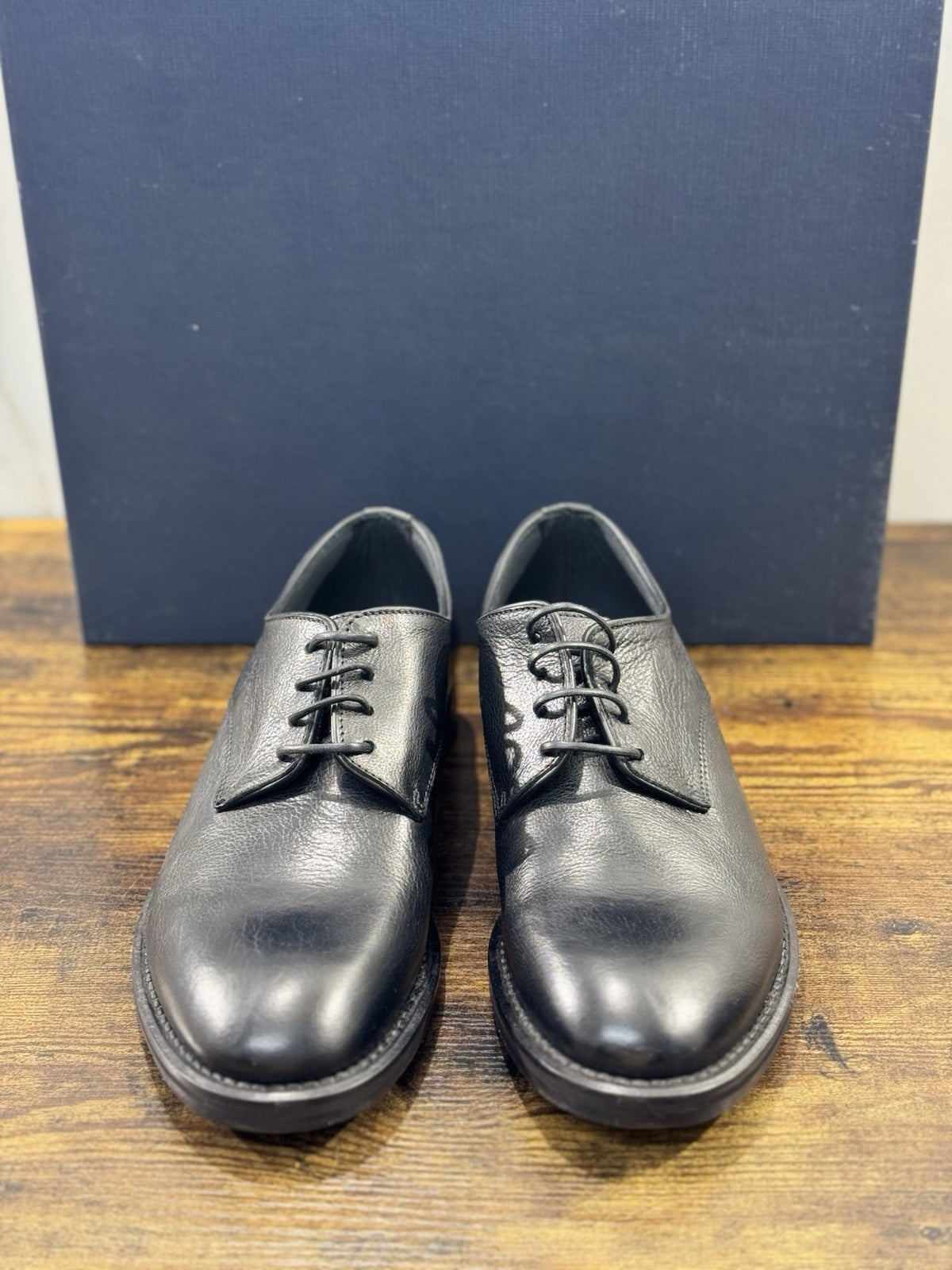 Seboy’s Scarpa Derby Uomo Pelle Nero Casual Men Shoes 40