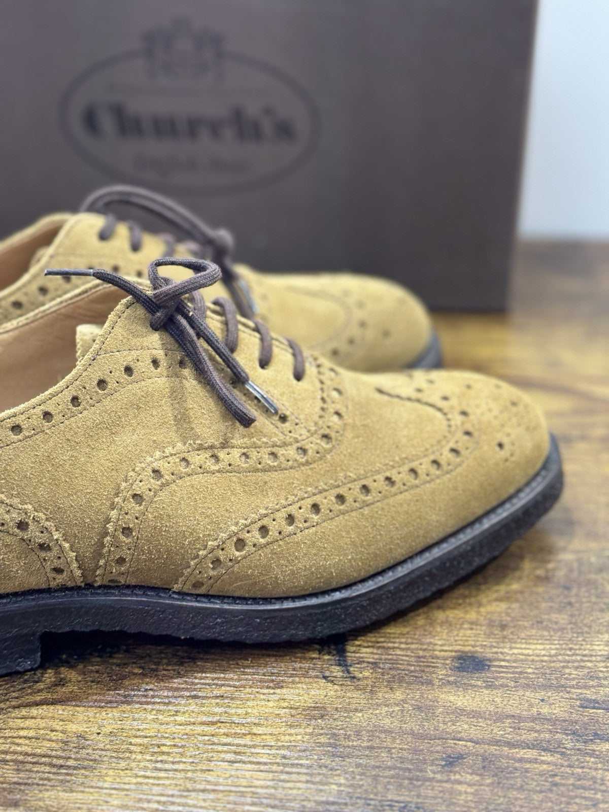 Church’s Fairfield Brogue Uomo Suede Maracca Icon Church’s Men Shoes 41