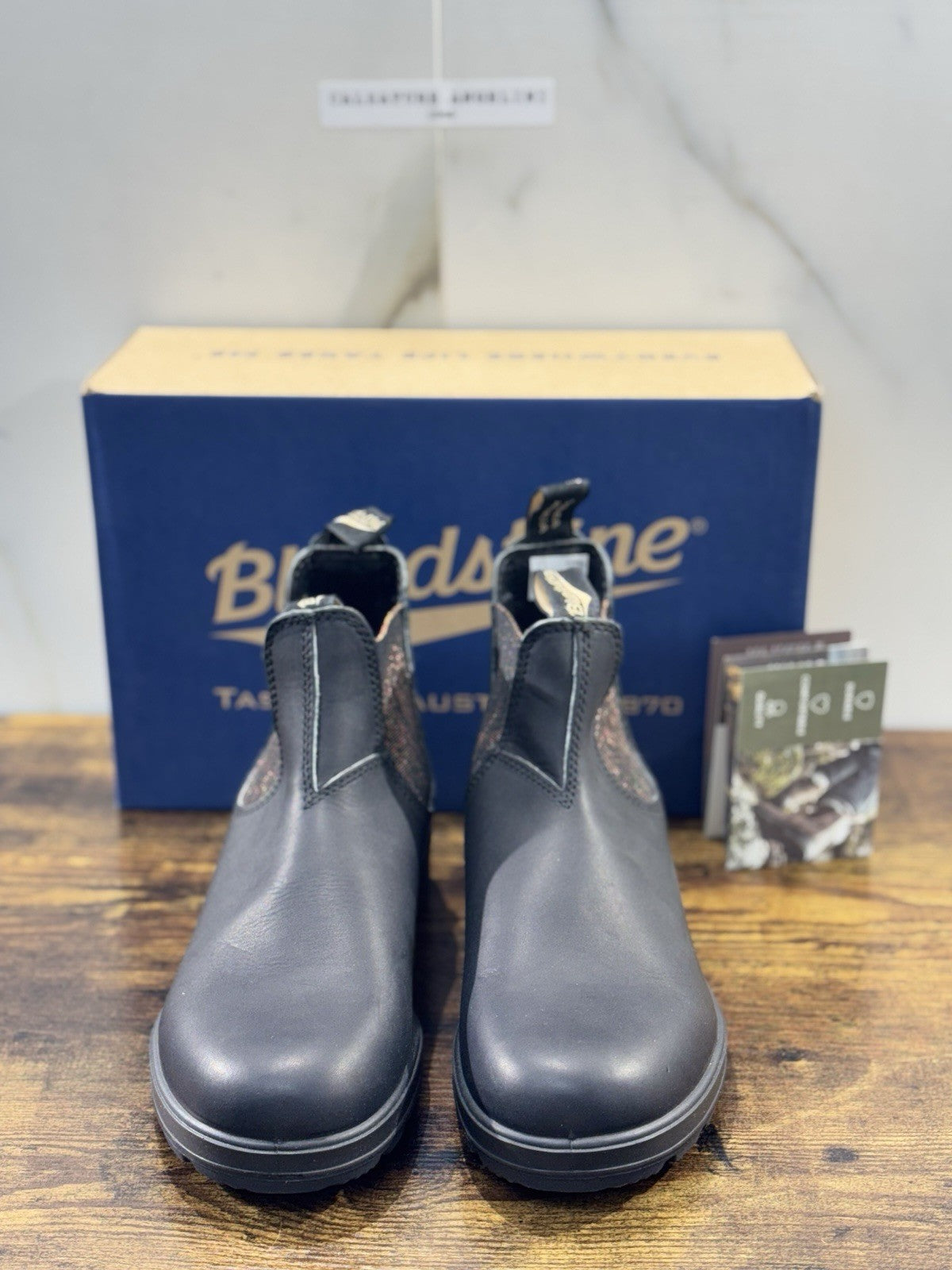 Blundstone Donna Chelsea Boot Pelle Nero 1924 Casual 40