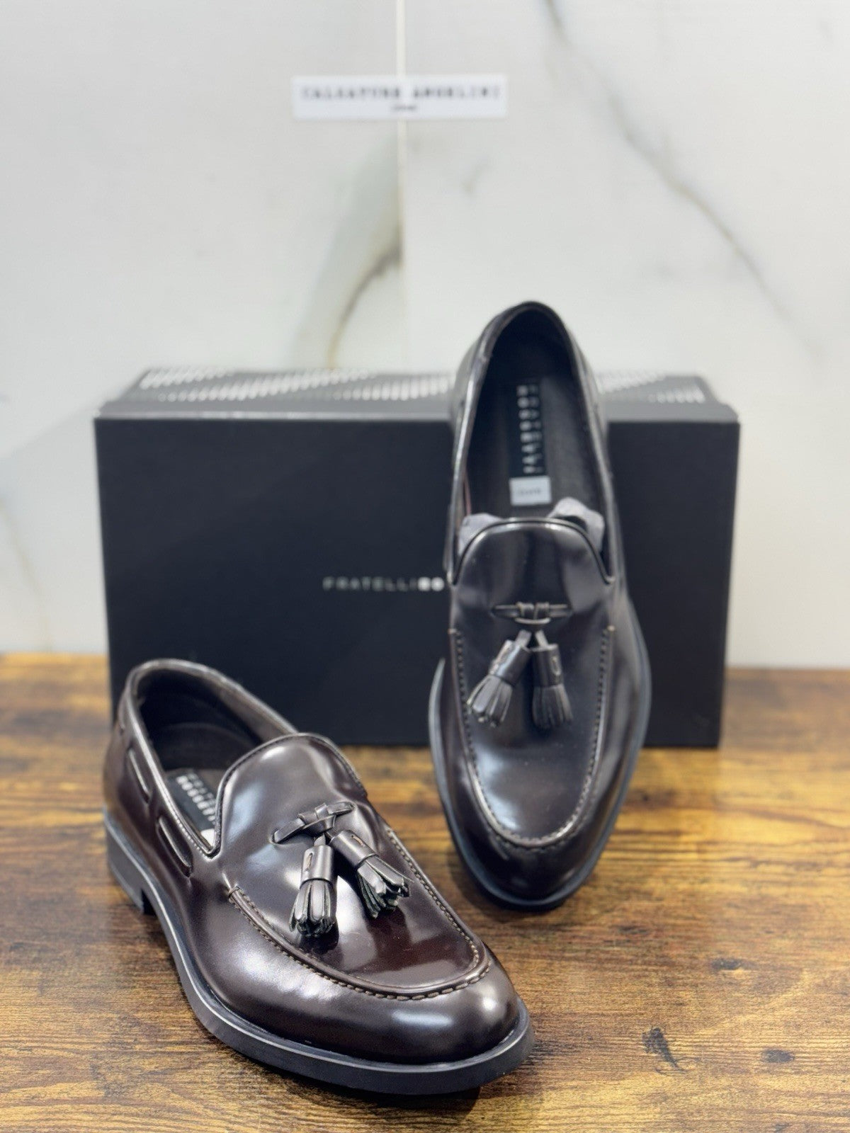 fratelli rossetti Scarpa Uomo Mocassino Marrone Nappine Luxury Men Shoe 40