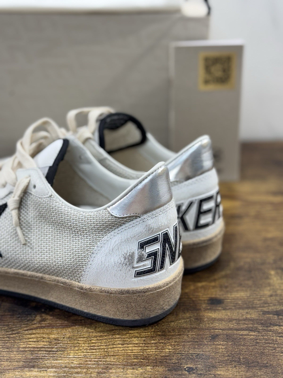 Golden Goose Ball Star Sneaker Uomo White Black Luxury Casual Golden Goose 44