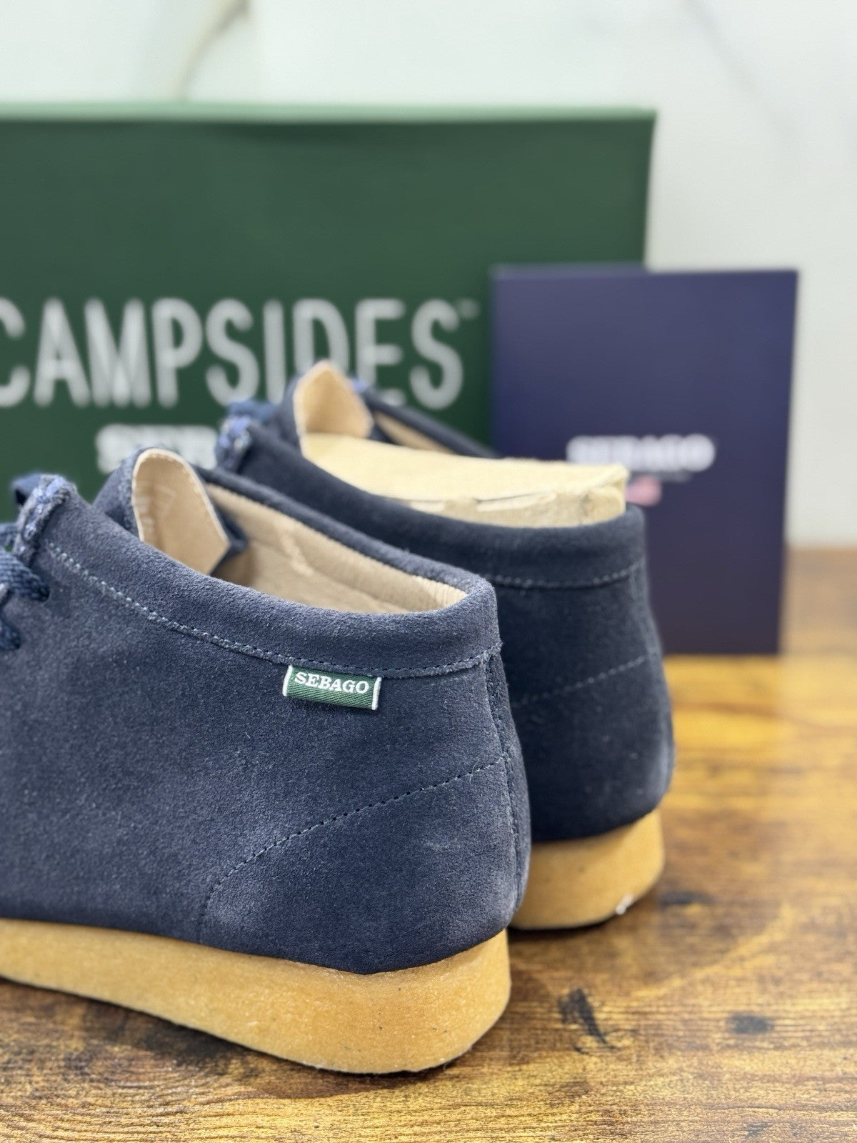 Sebago Koala Mid Pelle Suede Blu Scarpa Uomo Icon Sebago 42