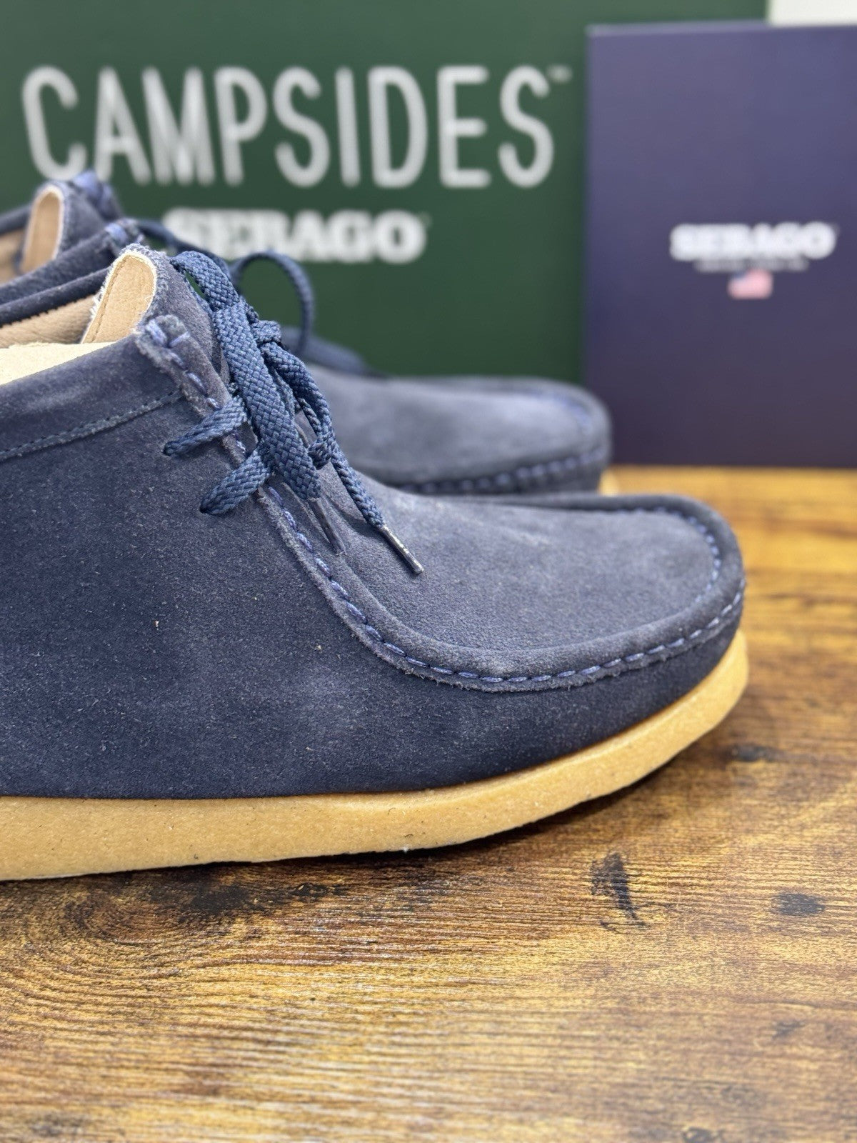 Sebago Koala Mid Pelle Suede Blu Scarpa Uomo Icon Sebago 42