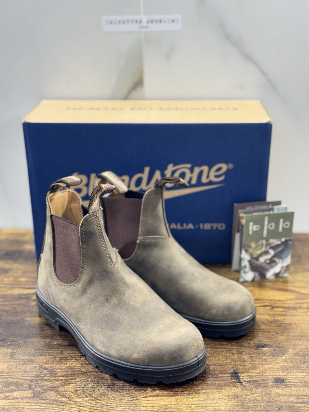 Blundstone Donna Chelsea Boot Pelle Marrone 585 Casual 37.5