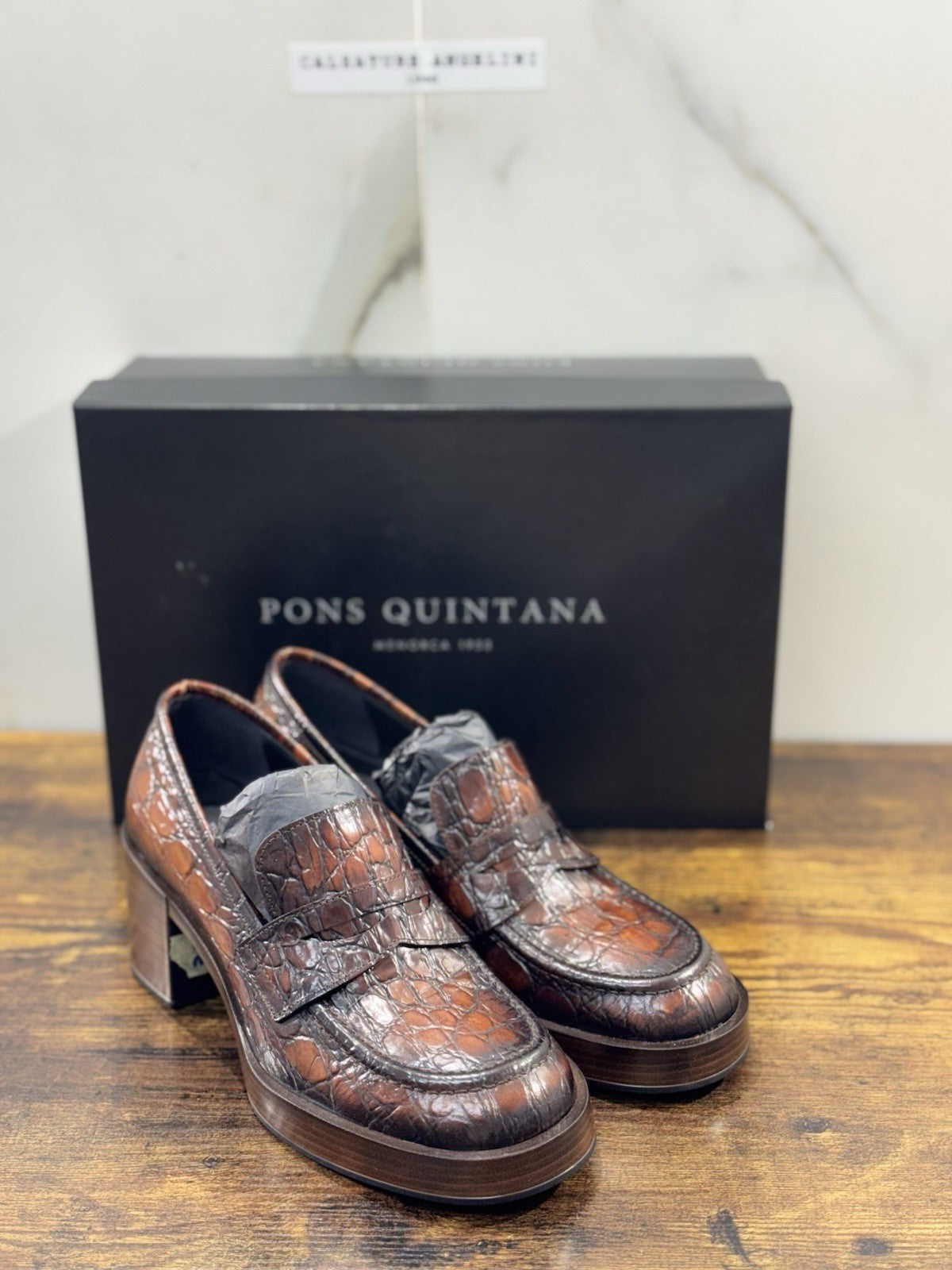 Pons Quintana Mocassino Donna Marrone Casual Woman Shoes 36