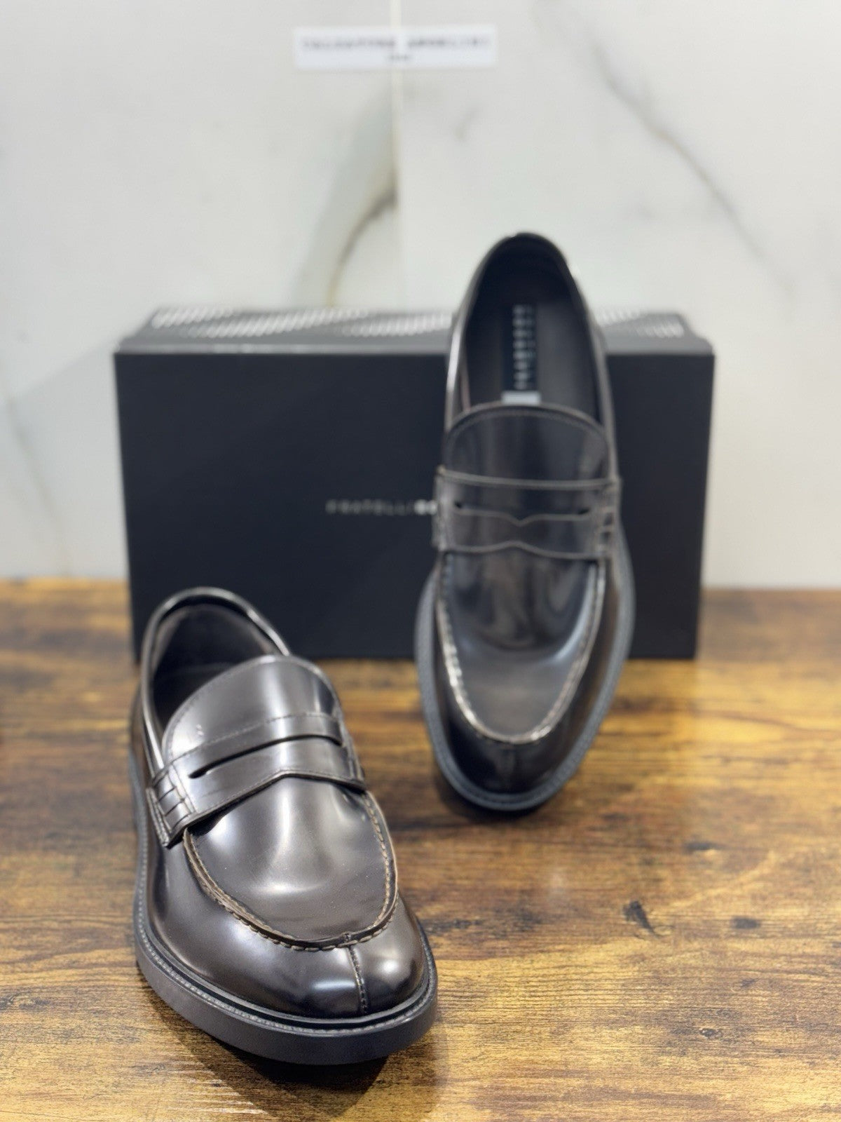 fratelli rossetti Scarpa Uomo Mocassino Marrone Pelle Luxury Men Shoe 41.5