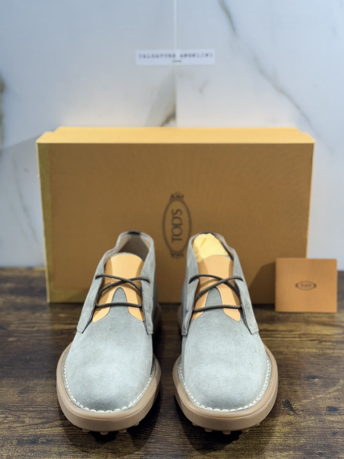 Tod’s Polacchino Uomo Icon Sport Casual Luxury Tod’s Men Shoe Suede Tortora 42