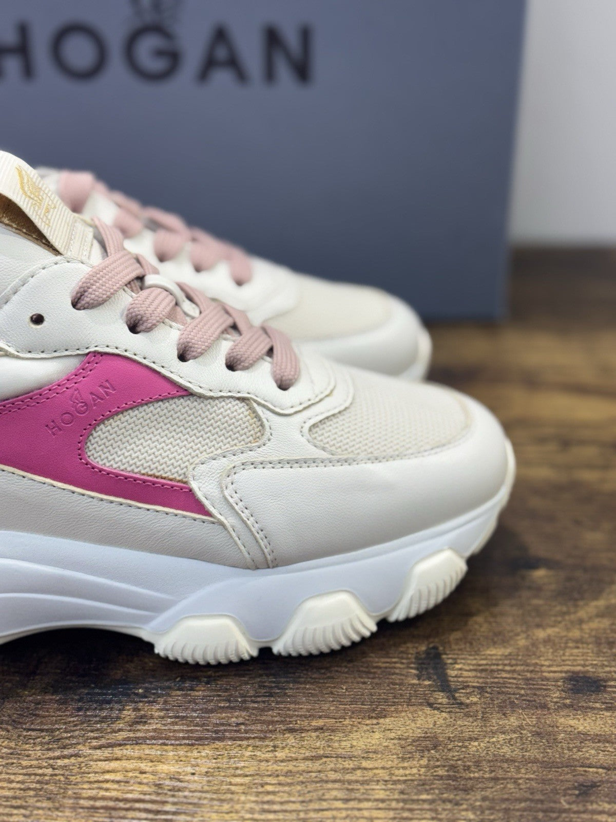 Hogan Hyper Active  Donna Sneaker Panna   Memory Foam Luxury Hogan Woman  36