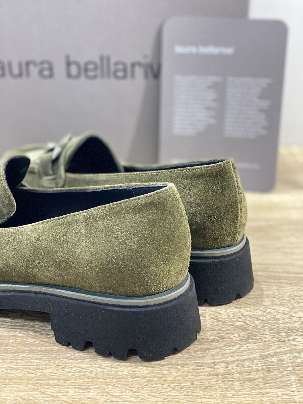 Laura Bellariva Mocassino donna Suede Verdone Extra Light 37