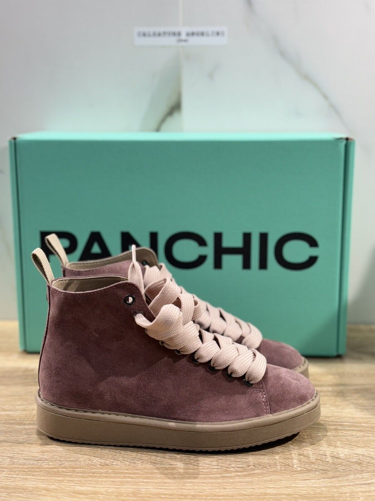 Panchic P01 Ankle Boot Donna  Suede Pink  Causal Boot Men Panchic 37