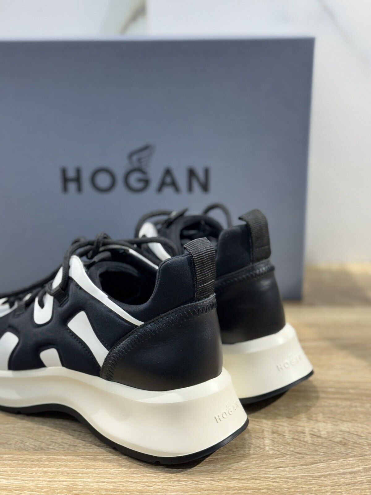 Hogan H585  Sneaker Donna Nera Casual Woman Hogan Shoes 39