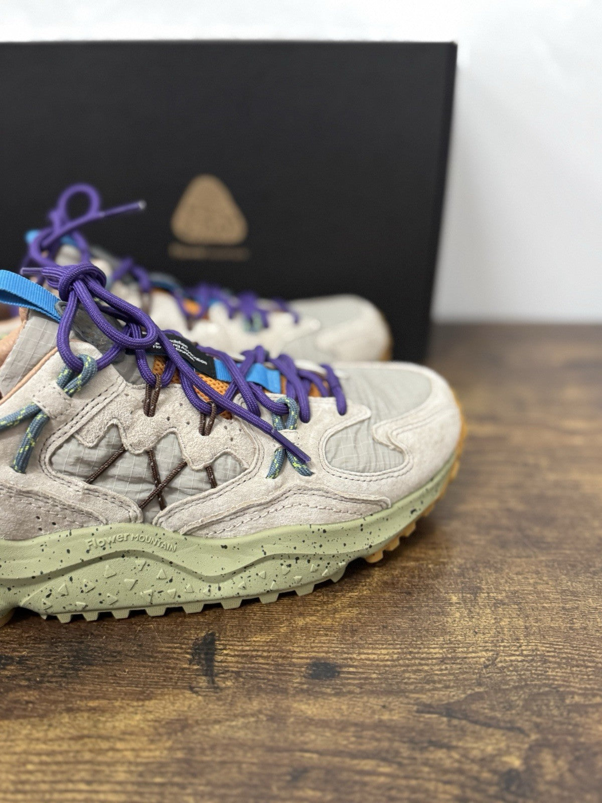 Flower Mountain Yamabushi Suede Grey Casual Uomo 42